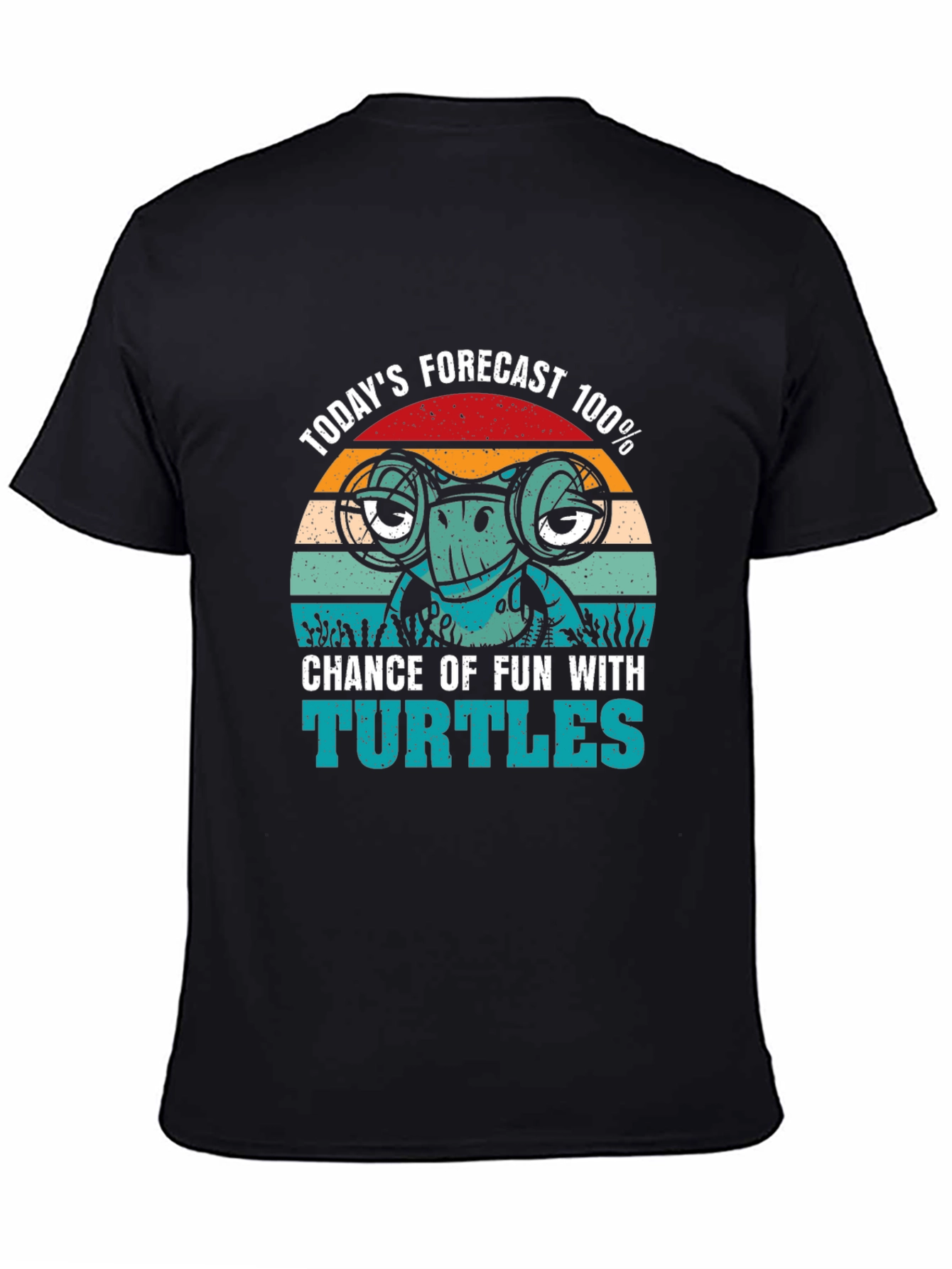 Turtle Fun Forecast T-Shirt - Cute Reptile Tee
