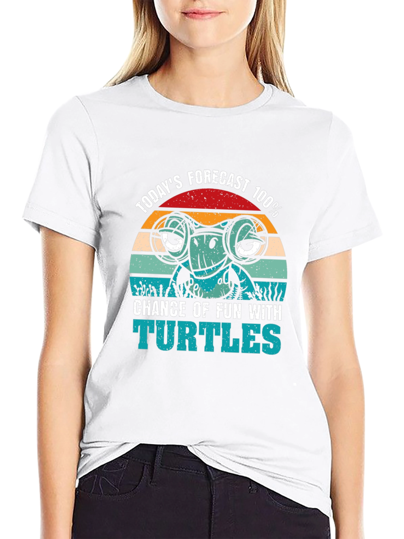 Turtle Fun Forecast T-Shirt - Cute Reptile Tee