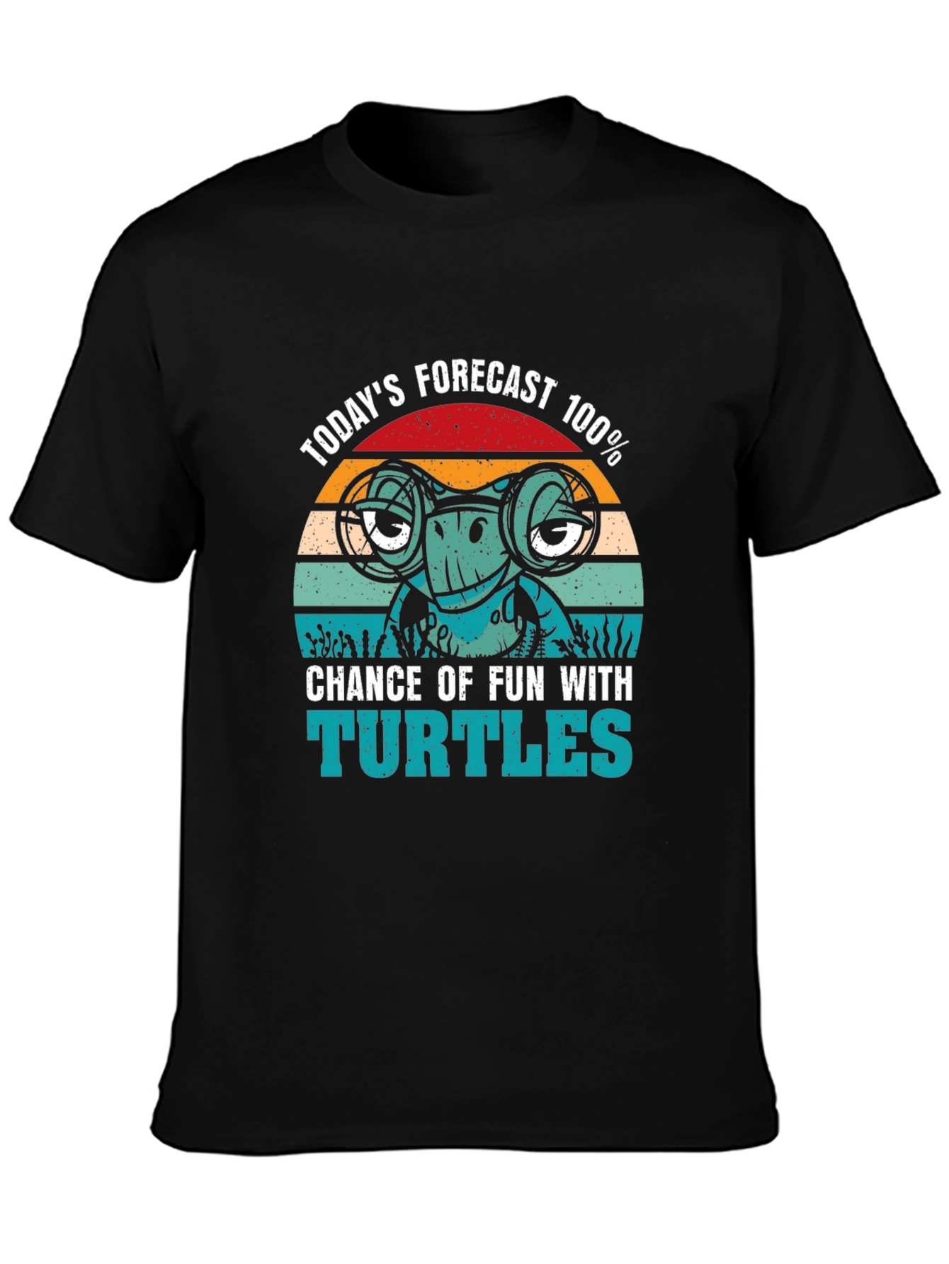 Turtle Fun Forecast T-Shirt - Cute Reptile Tee