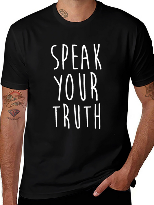 Speak Your Truth Black Graphic Tee