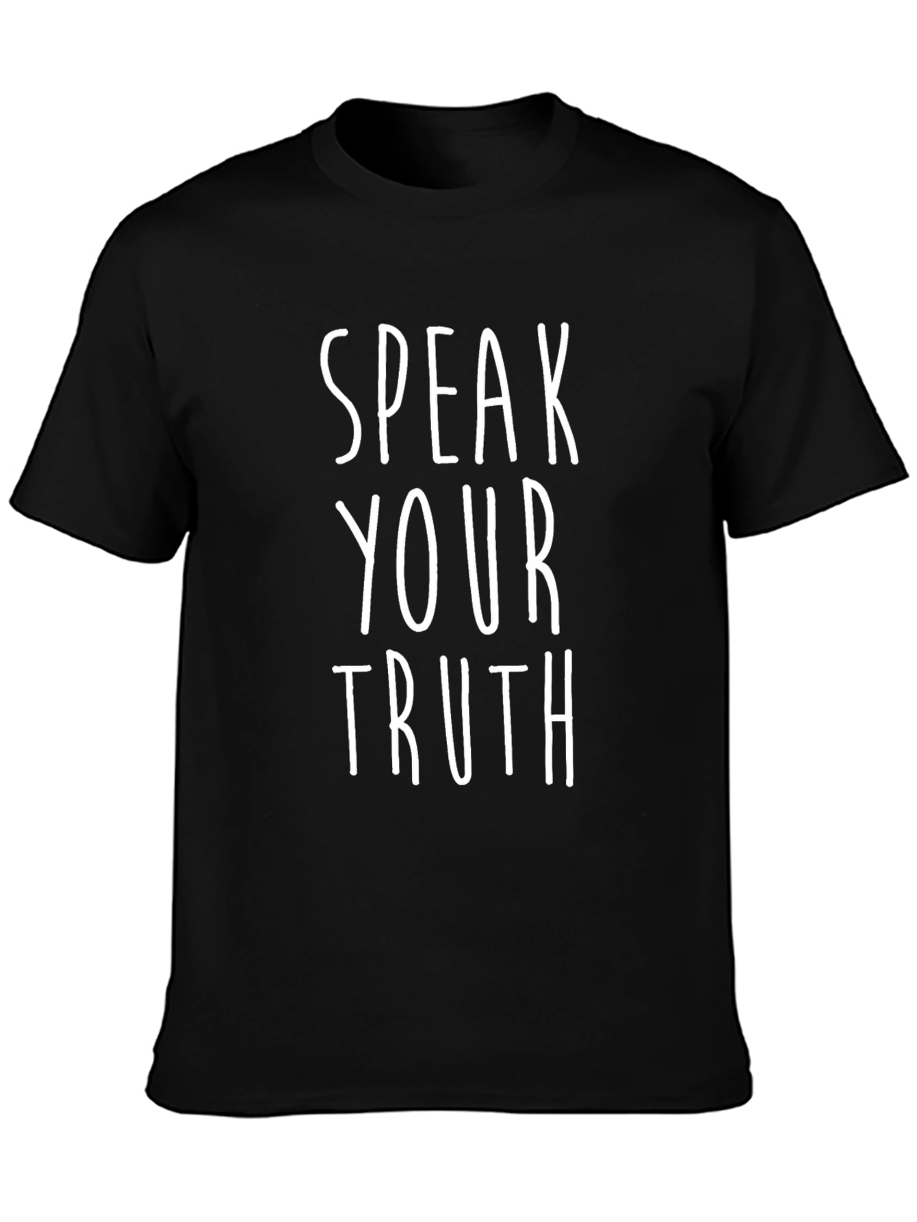 Speak Your Truth Black Graphic Tee