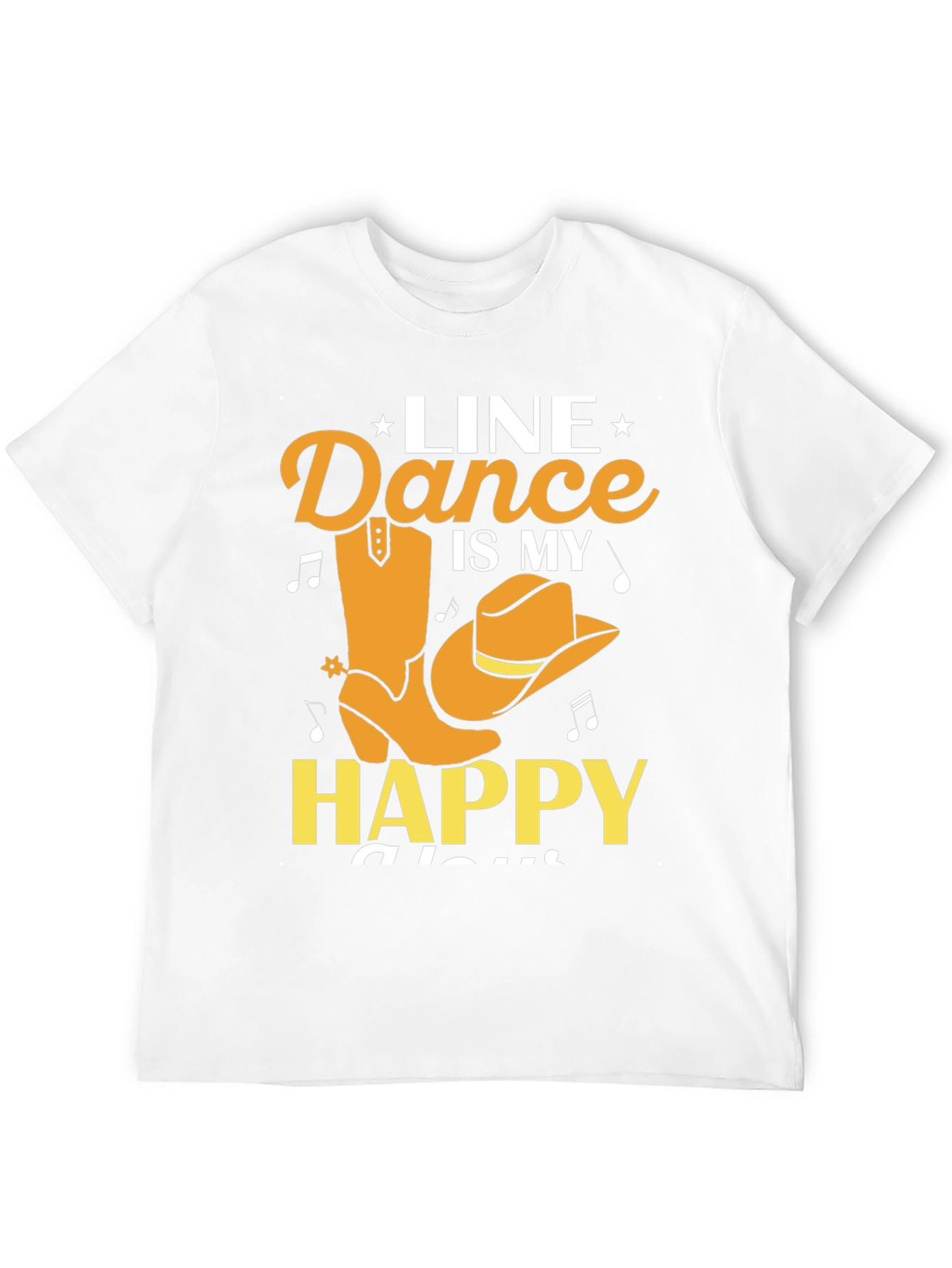 Line Dance Is My Happy Place Graphic Tee