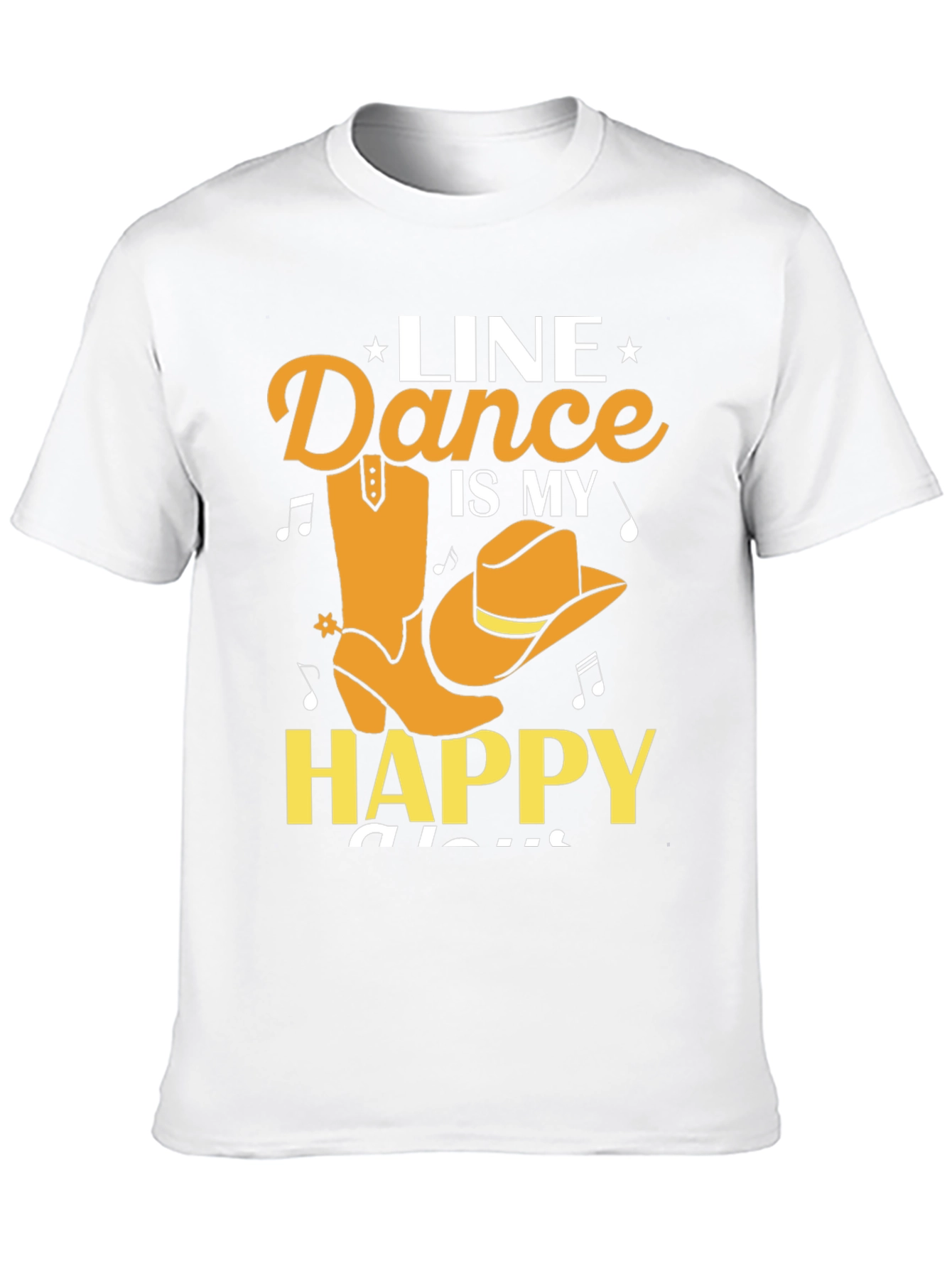 Line Dance Is My Happy Place Graphic Tee