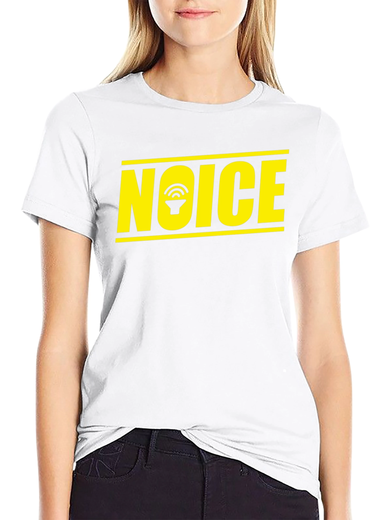 NOICE T-Shirt - Speaker Graphic Tee - Black Cotton
