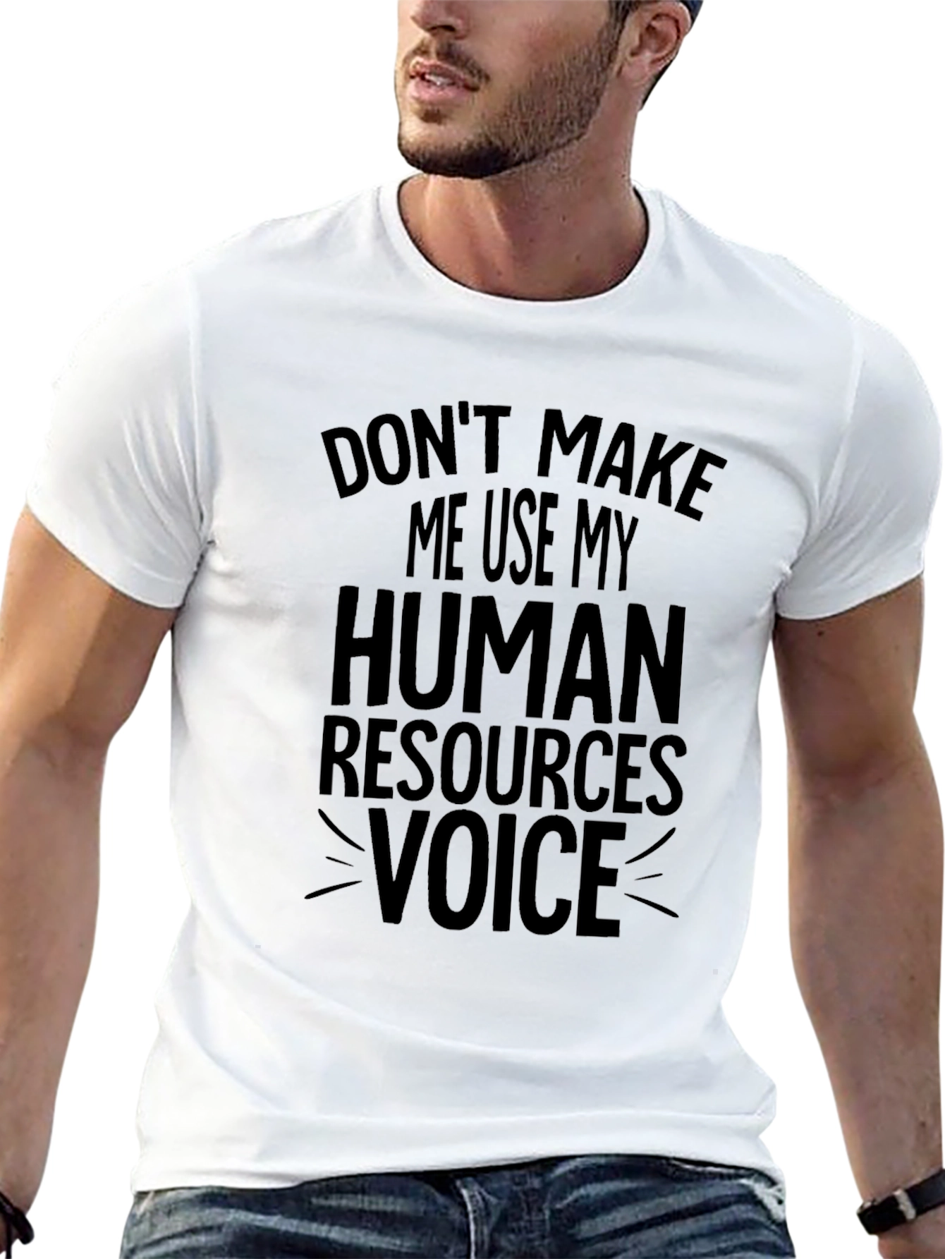 HR Voice T-Shirt: Funny Human Resources Tee