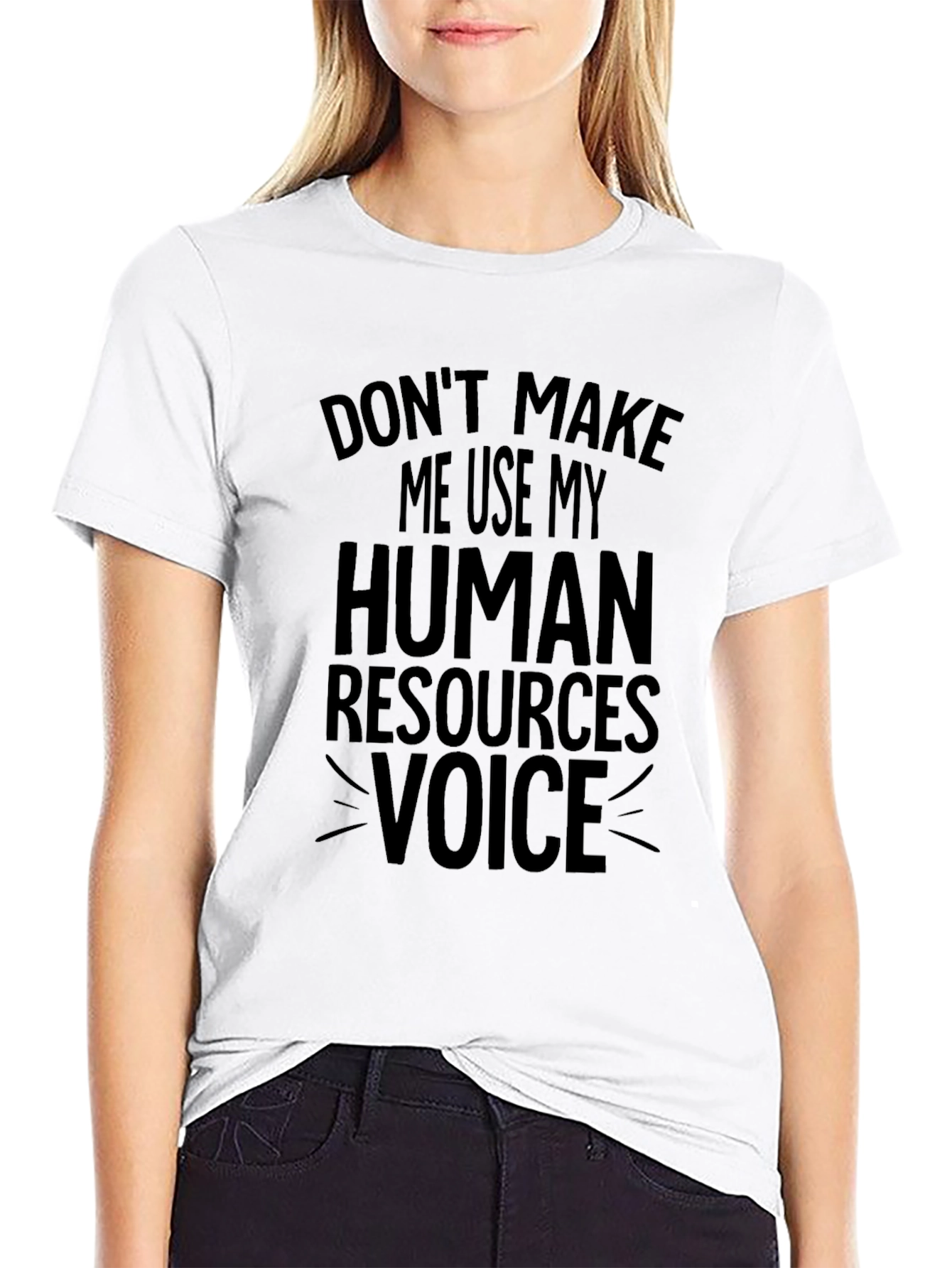 HR Voice T-Shirt: Funny Human Resources Tee