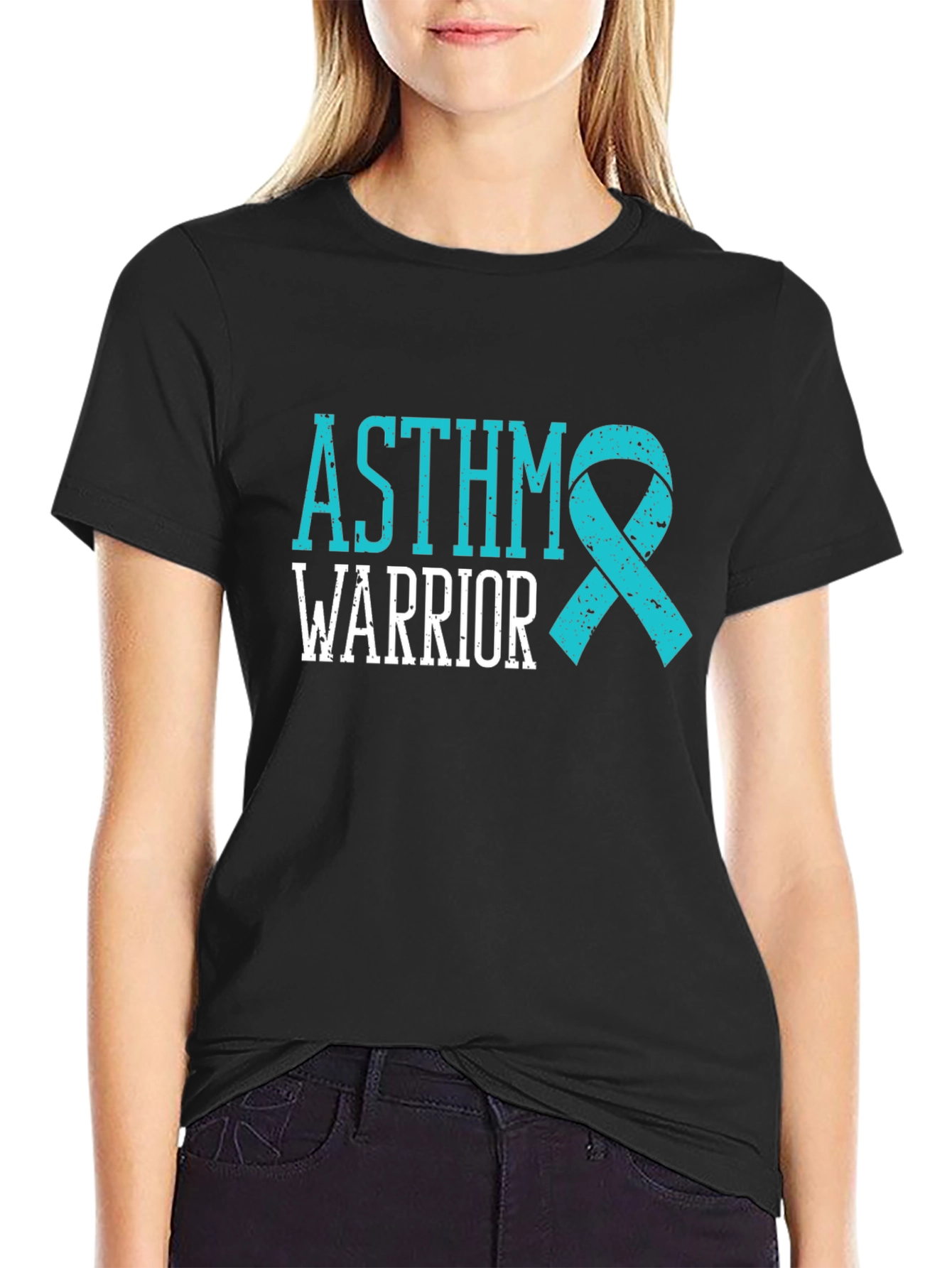 Asthma Awareness Warrior Ribbon T-Shirt