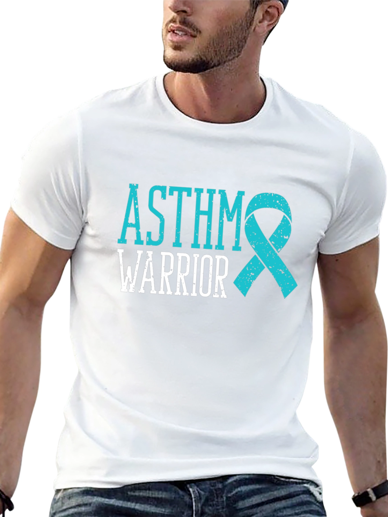 Asthma Awareness Warrior Ribbon T-Shirt