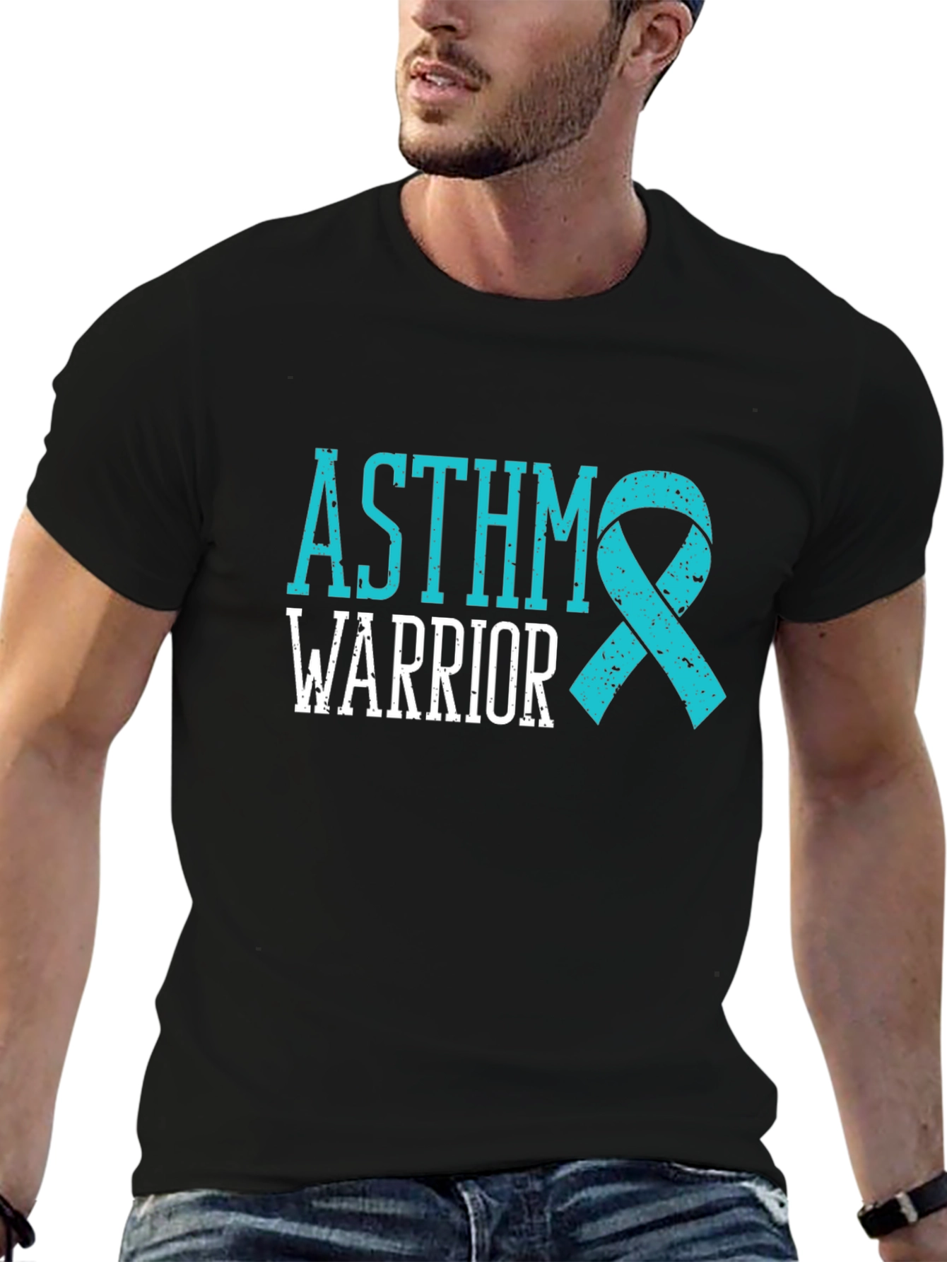 Asthma Awareness Warrior Ribbon T-Shirt