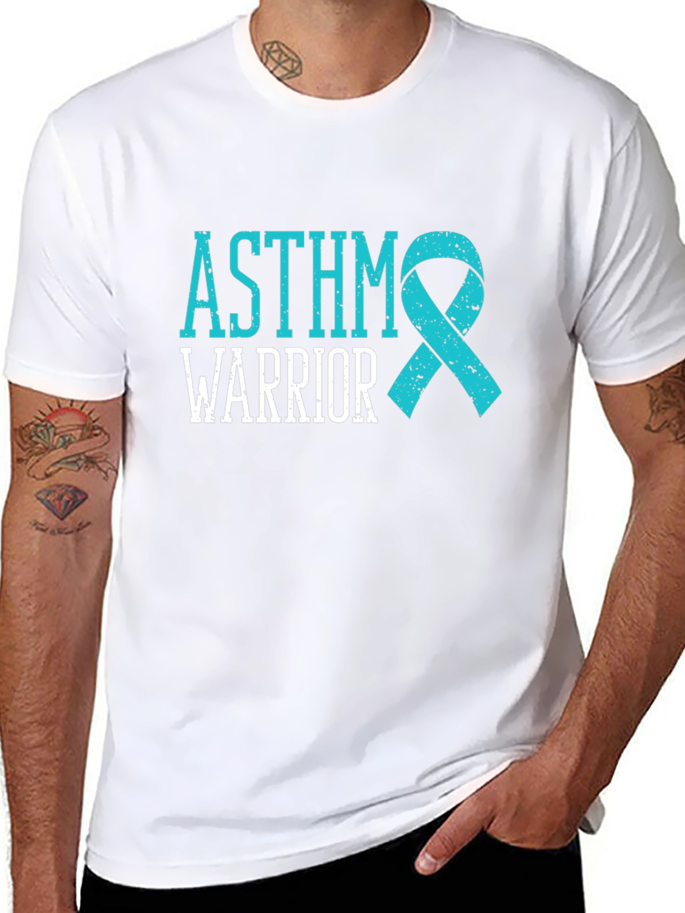 Asthma Awareness Warrior Ribbon T-Shirt