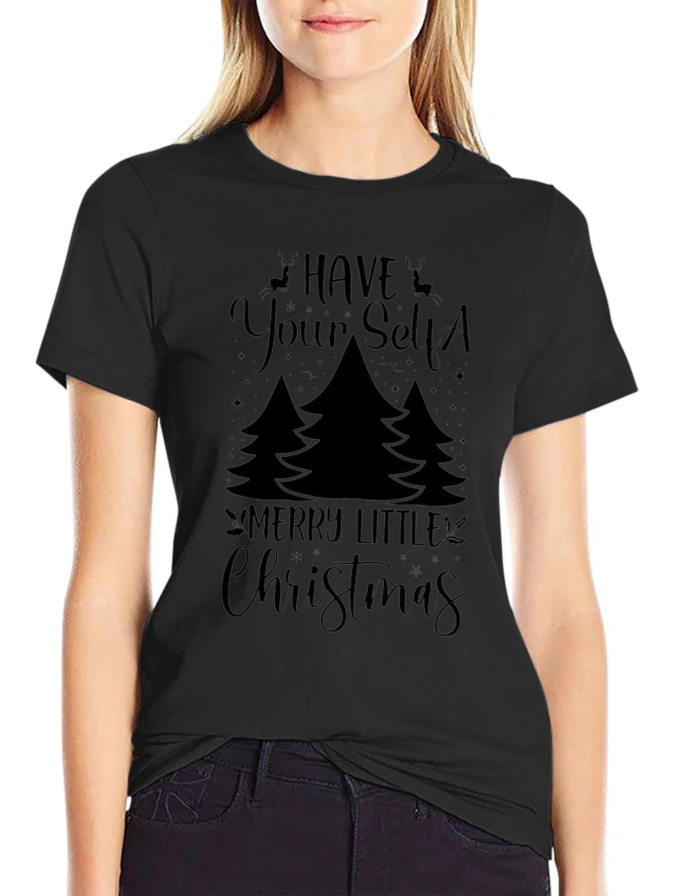 Festive Christmas T-Shirt: Have Yourself A Merry Little Christmas