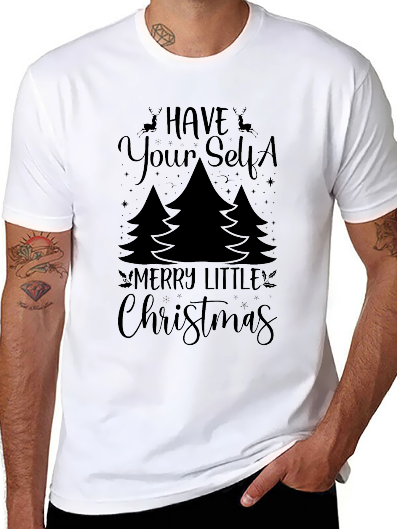 Festive Christmas T-Shirt: Have Yourself A Merry Little Christmas