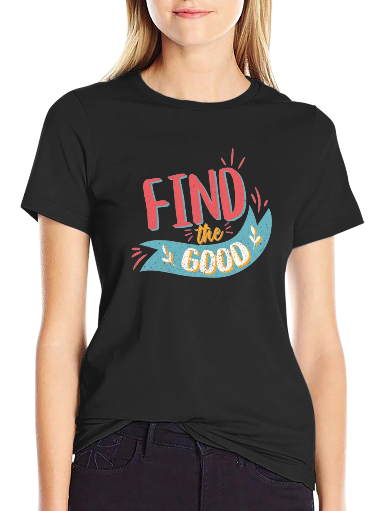 Find the Good Graphic Tee - Positive Vibes T-Shirt