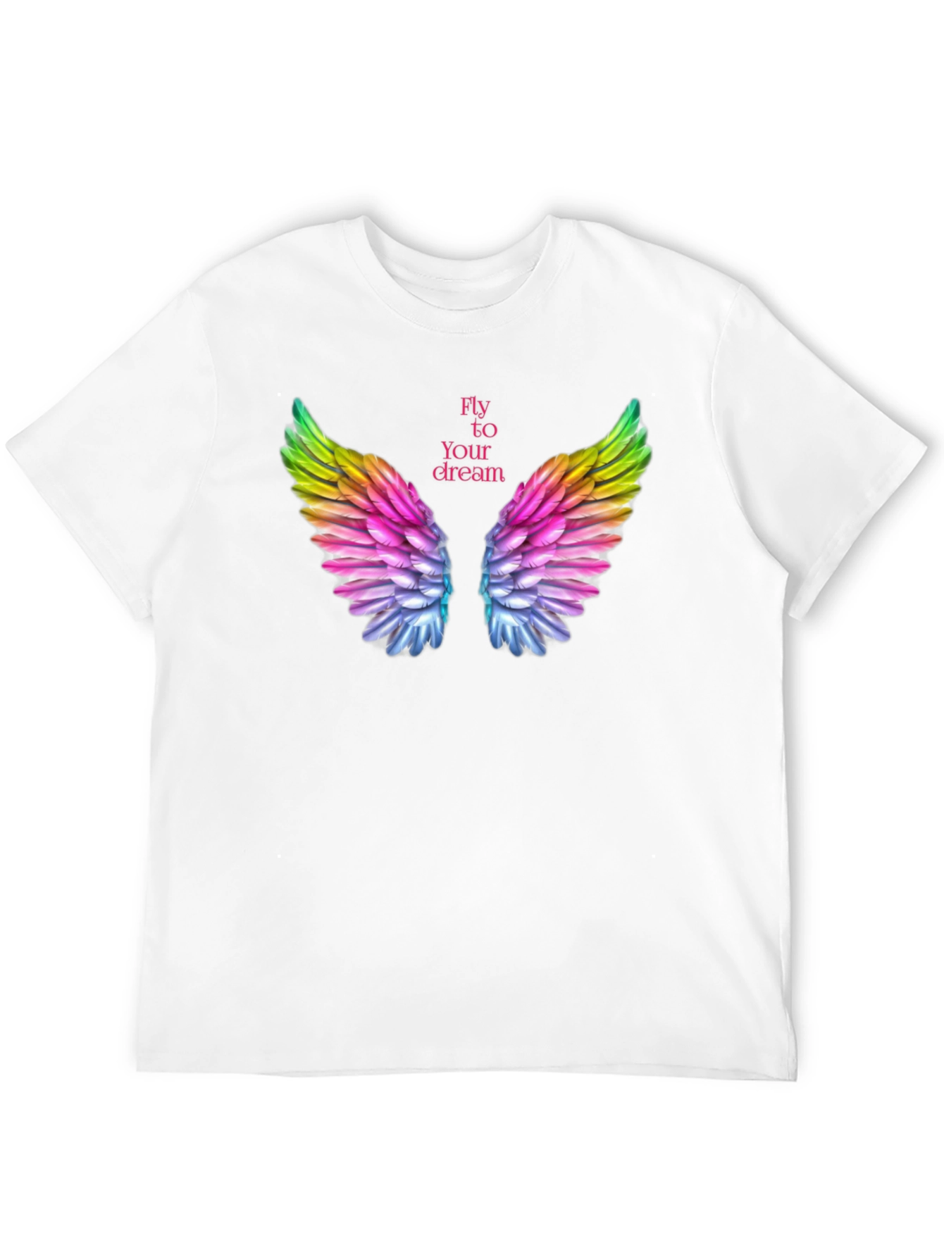 Dream Wings Graphic Black T-Shirt