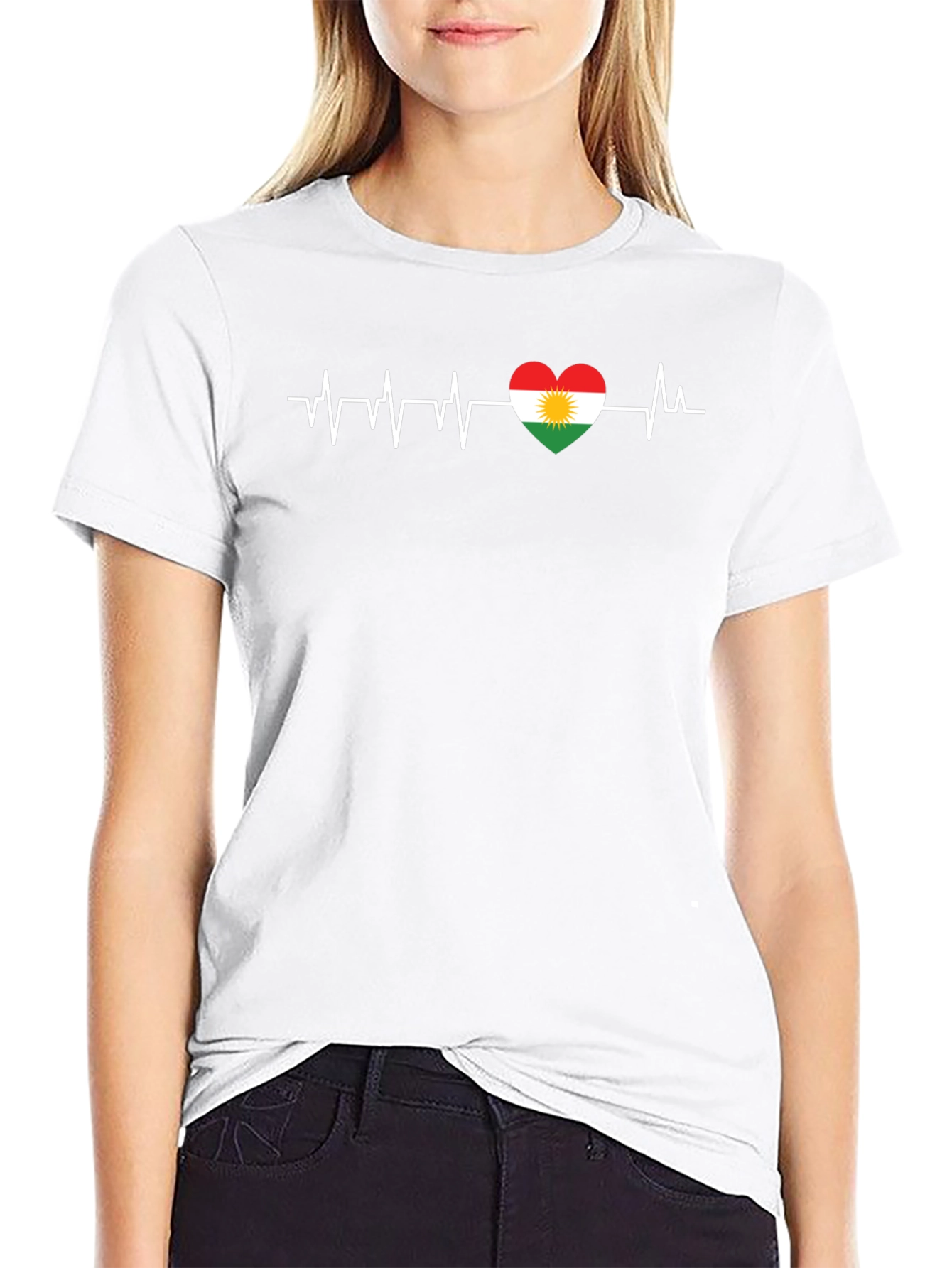 Kurdish Heartbeat T-Shirt - Show Your Pride!