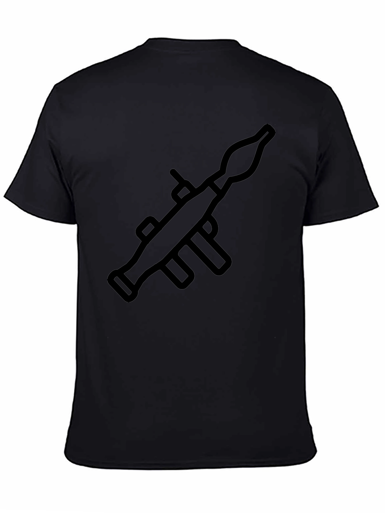 Rocket Launcher T-Shirt - Black Graphic Tee