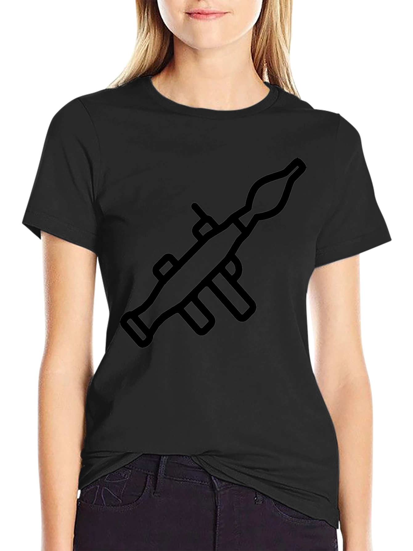 Rocket Launcher T-Shirt - Black Graphic Tee