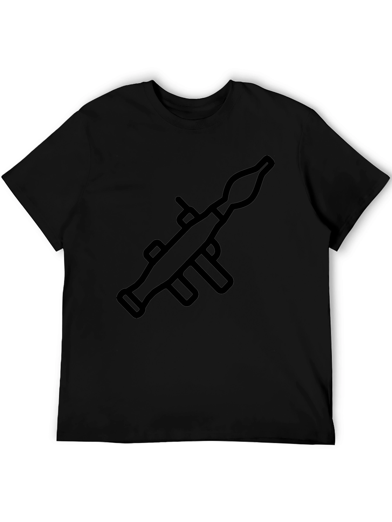 Rocket Launcher T-Shirt - Black Graphic Tee