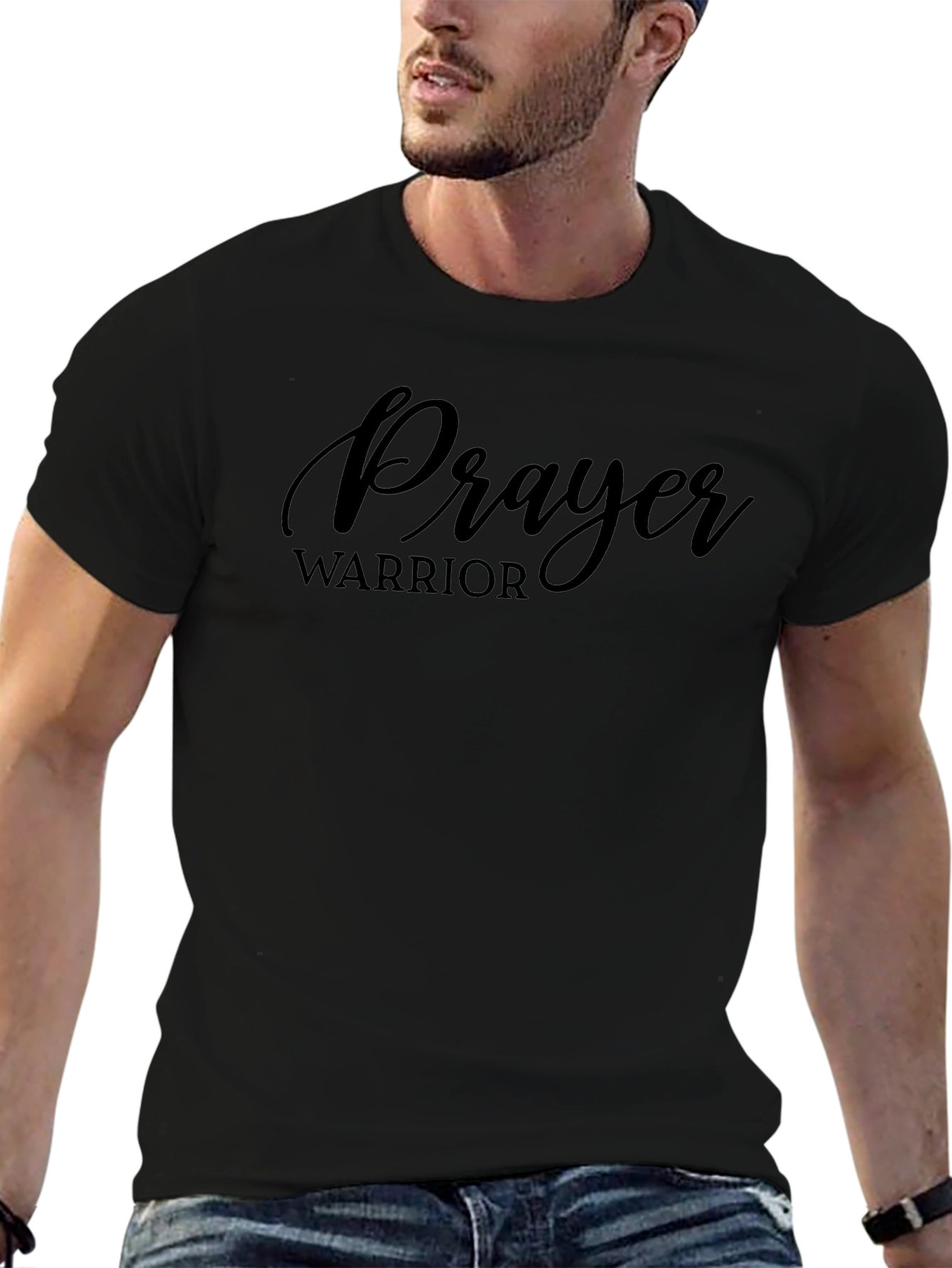 Prayer Warrior Black Graphic Tee