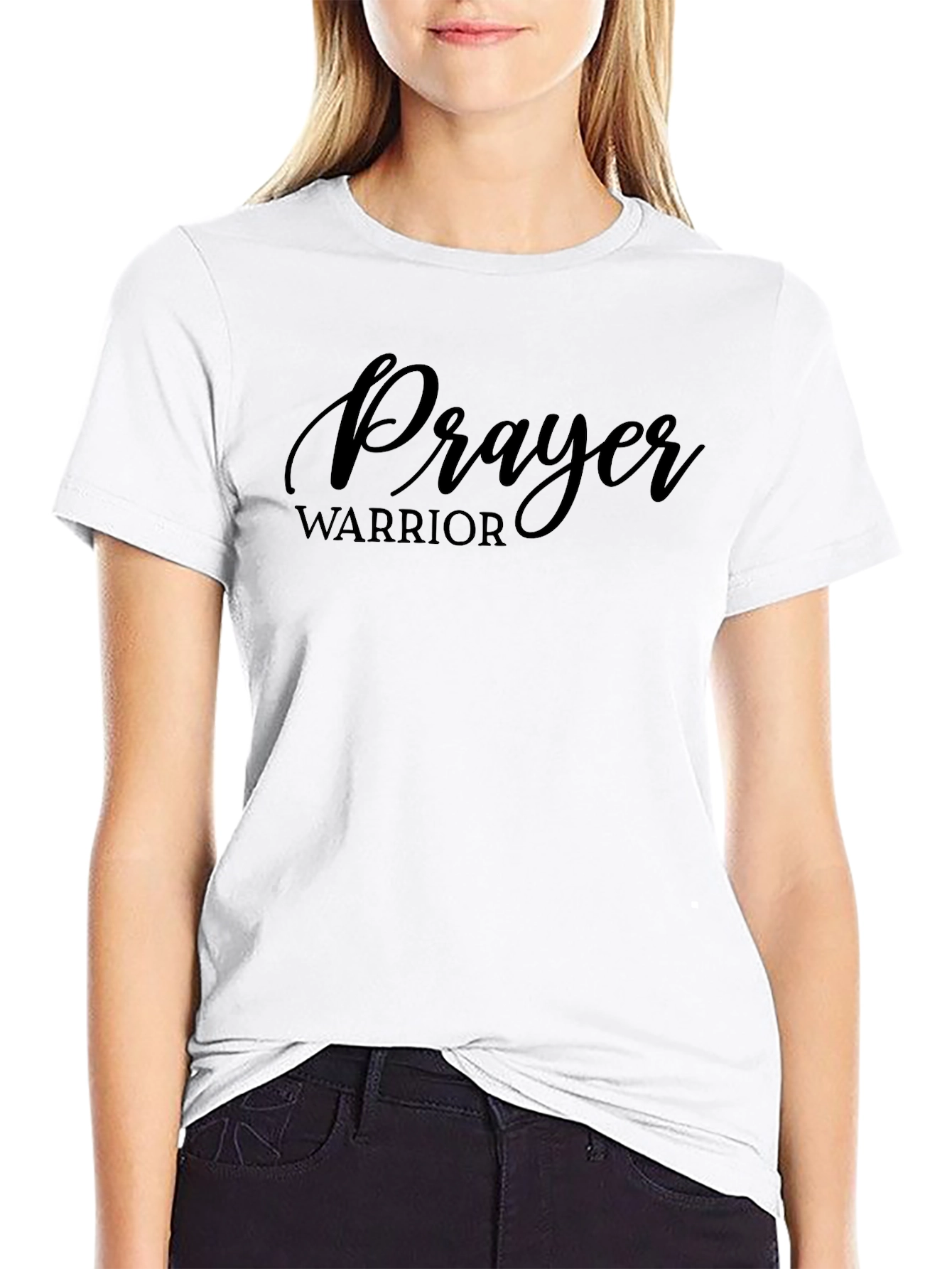 Prayer Warrior Black Graphic Tee