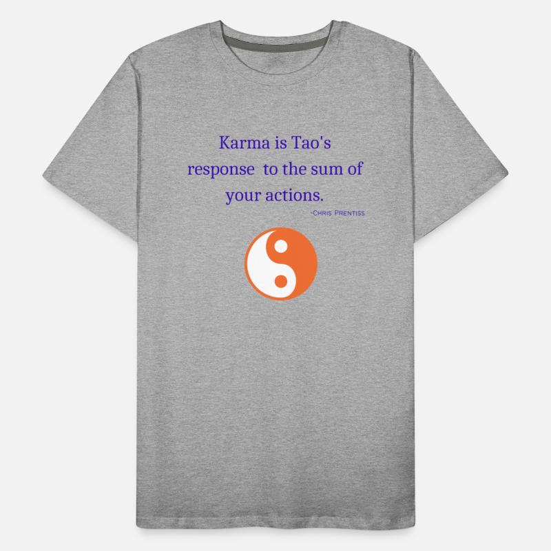 Karma is Tao's response to the sum of your actions