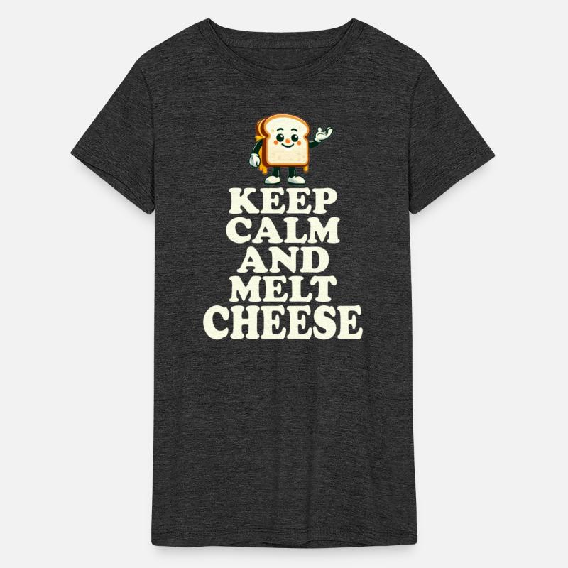 Keep Calm And Melt Cheese Fun Graphic