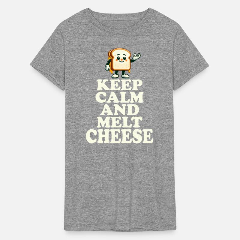 Keep Calm And Melt Cheese Fun Graphic