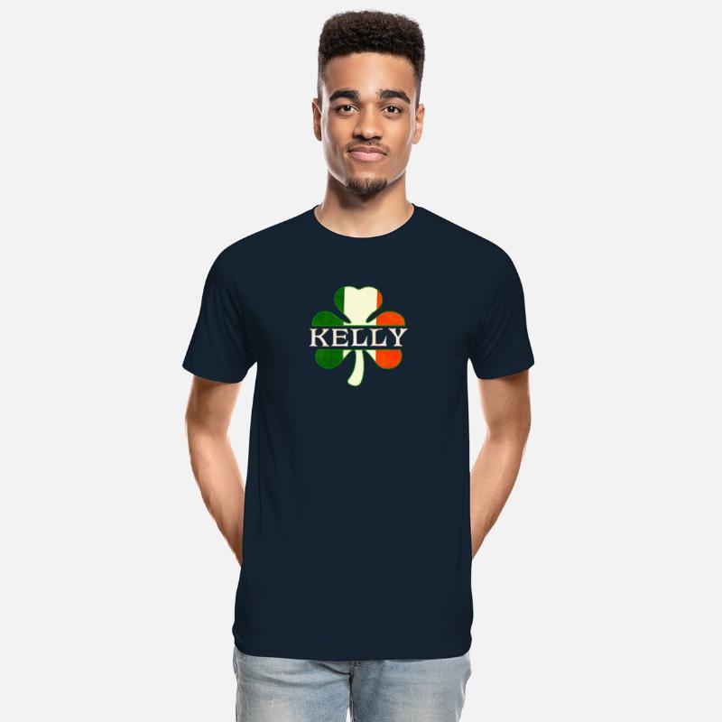 Kelly Irish Surname Ireland Flag Shamrock