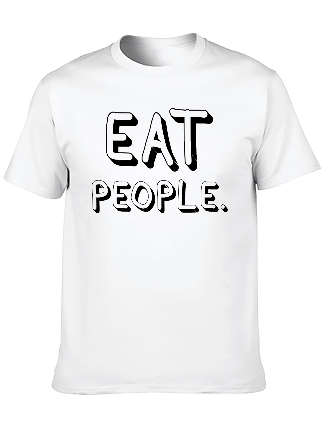 Eat People Graphic Tee - Black Humor T-Shirt