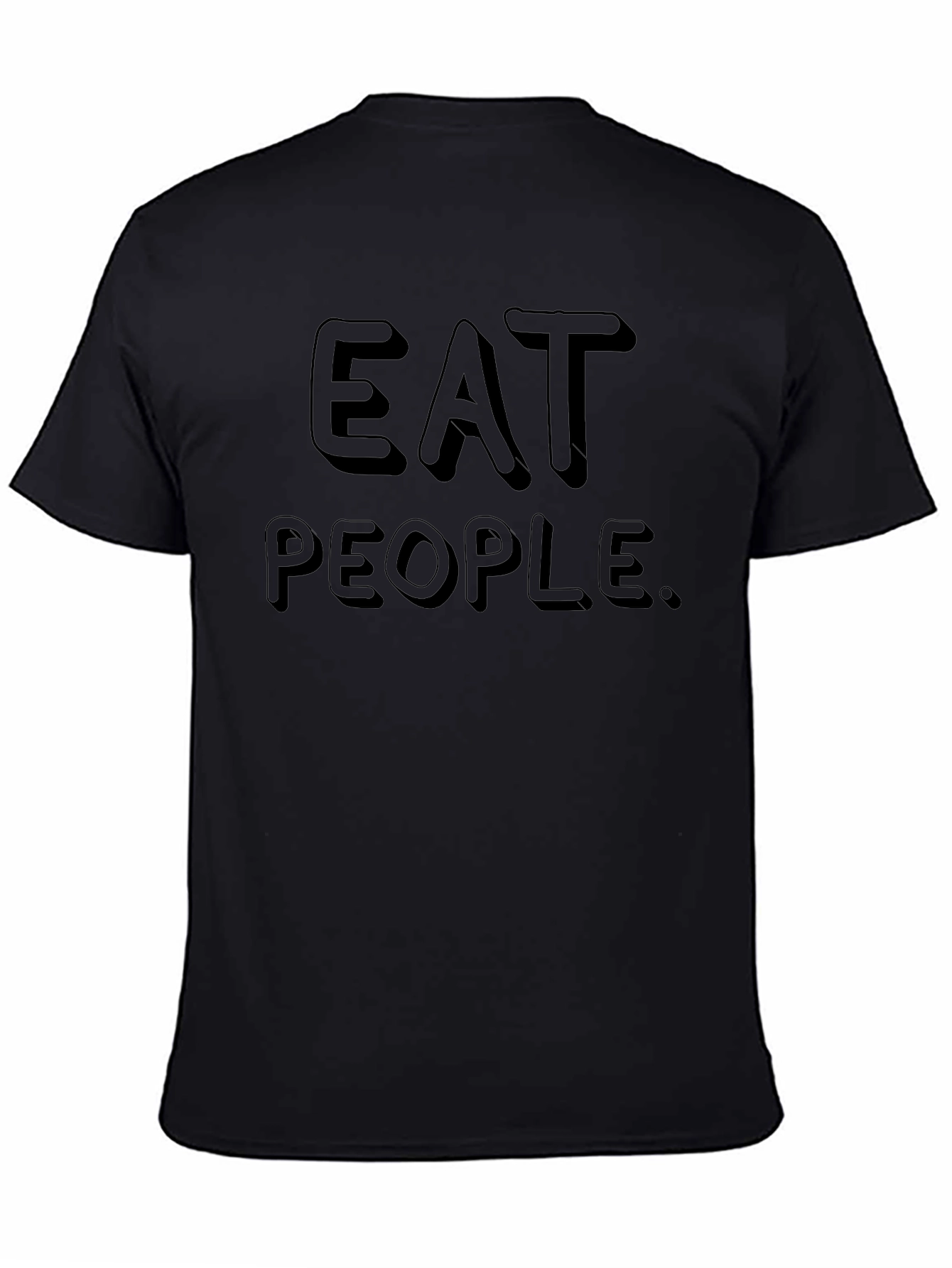 Eat People Graphic Tee - Black Humor T-Shirt