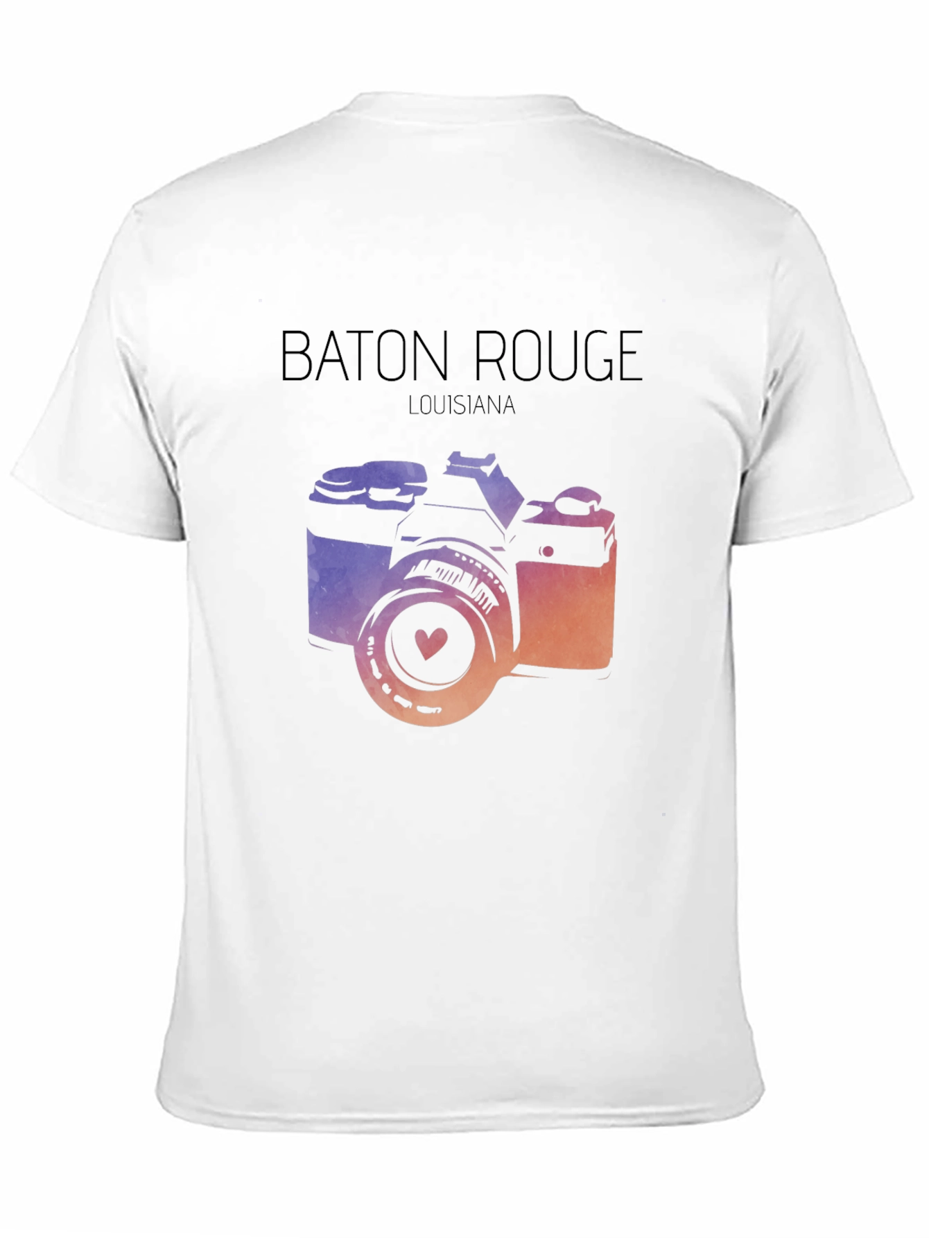 Baton Rouge Louisiana Camera Graphic Tee