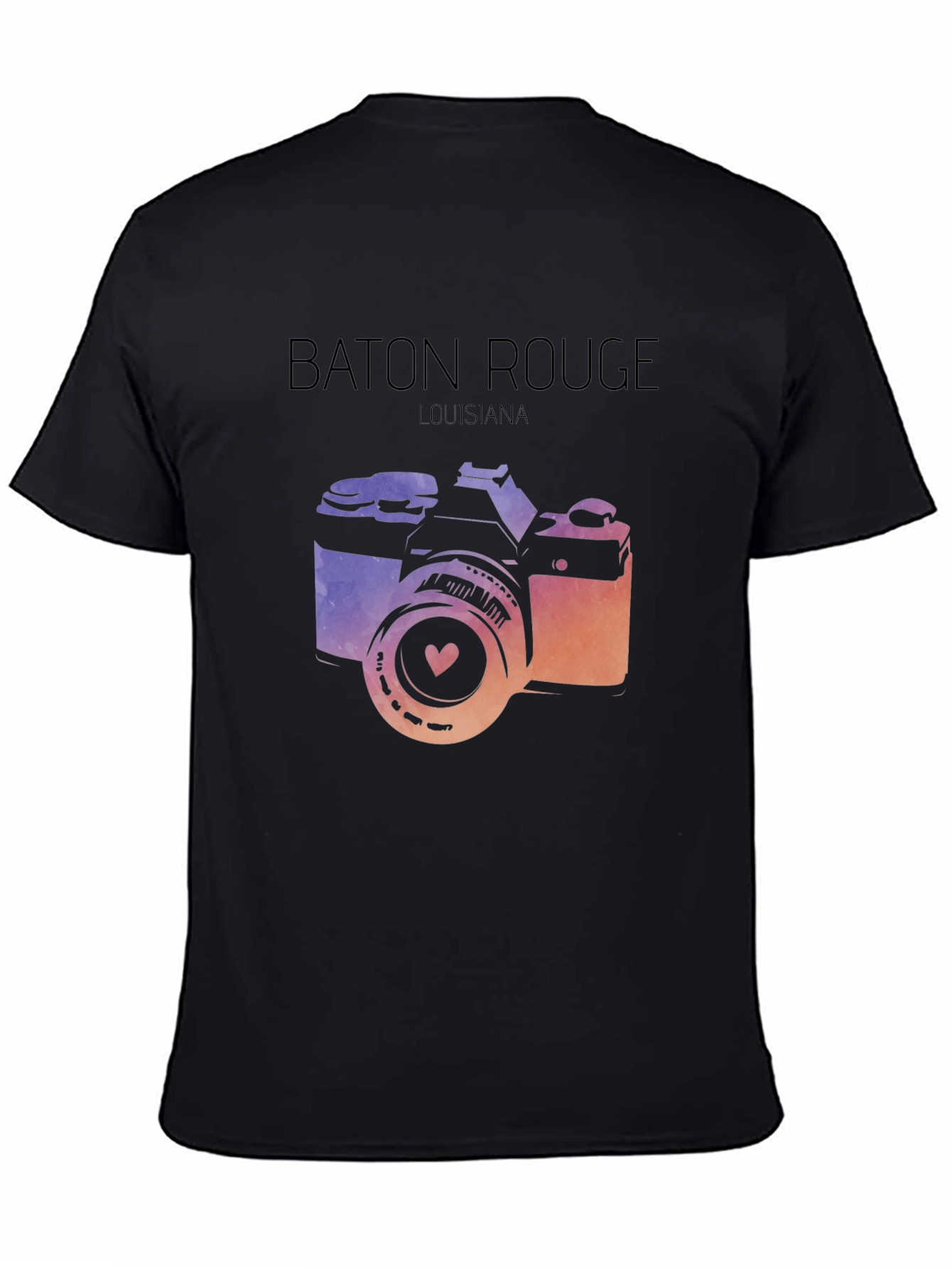 Baton Rouge Louisiana Camera Graphic Tee