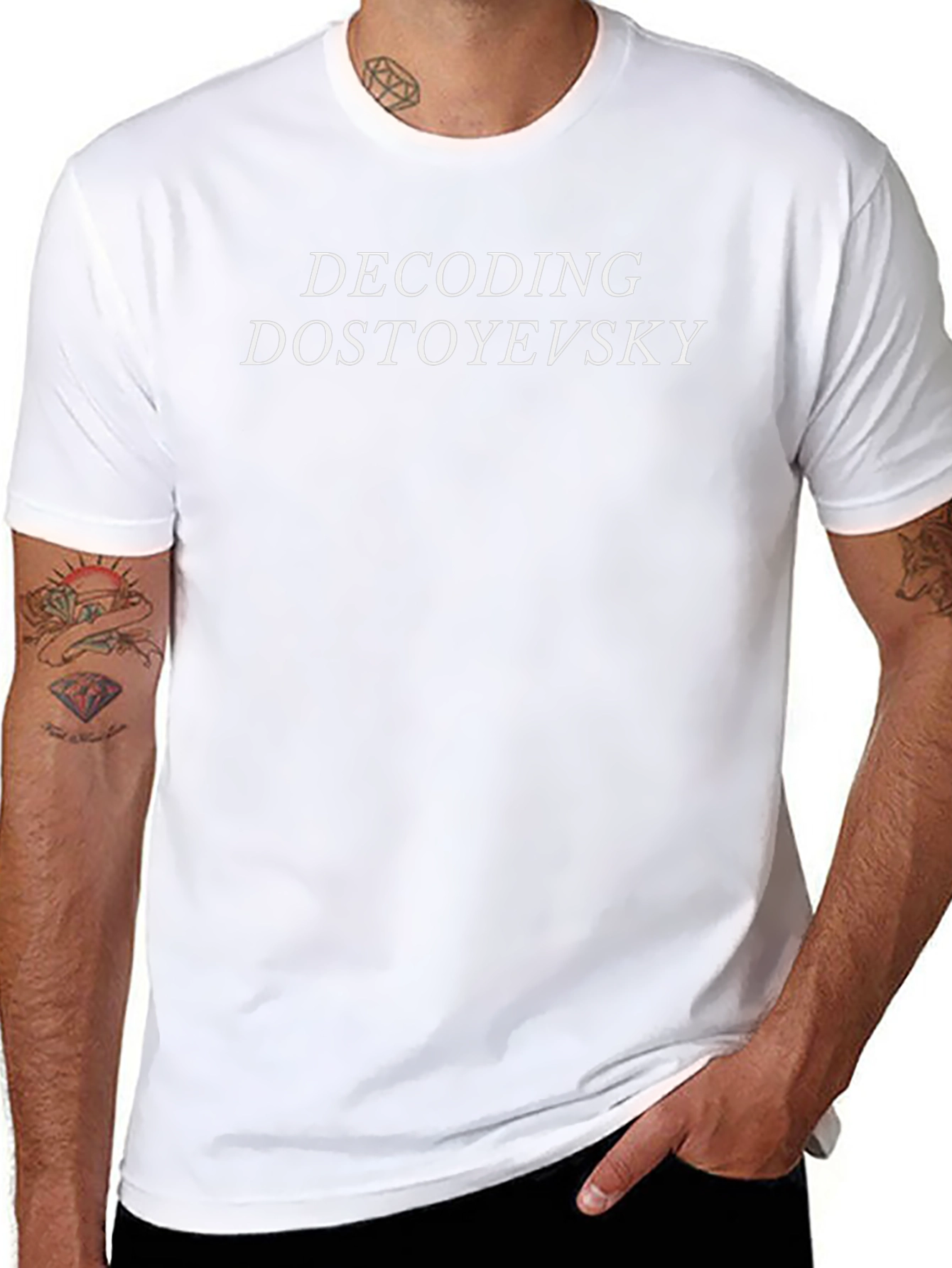Decoding Dostoevsky Black T-Shirt