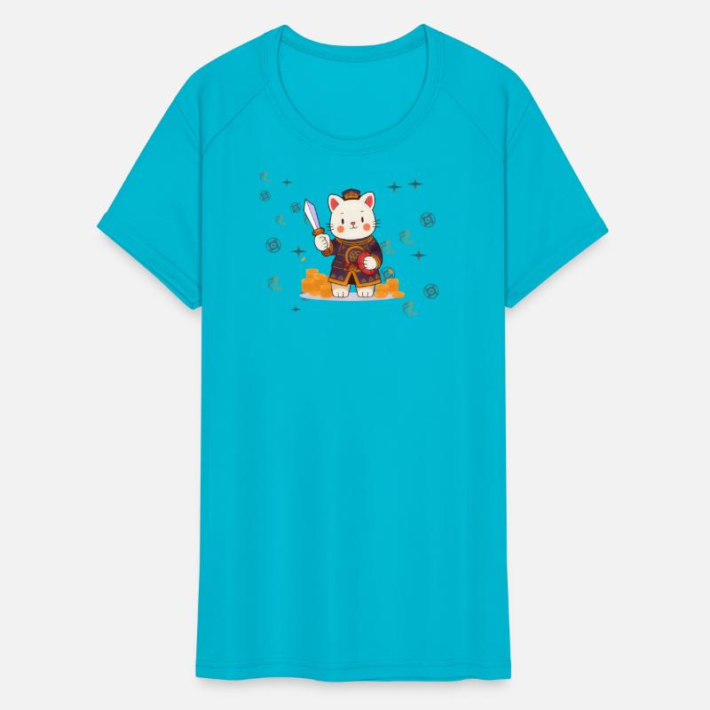 Knight Cat with Treasure and Coins