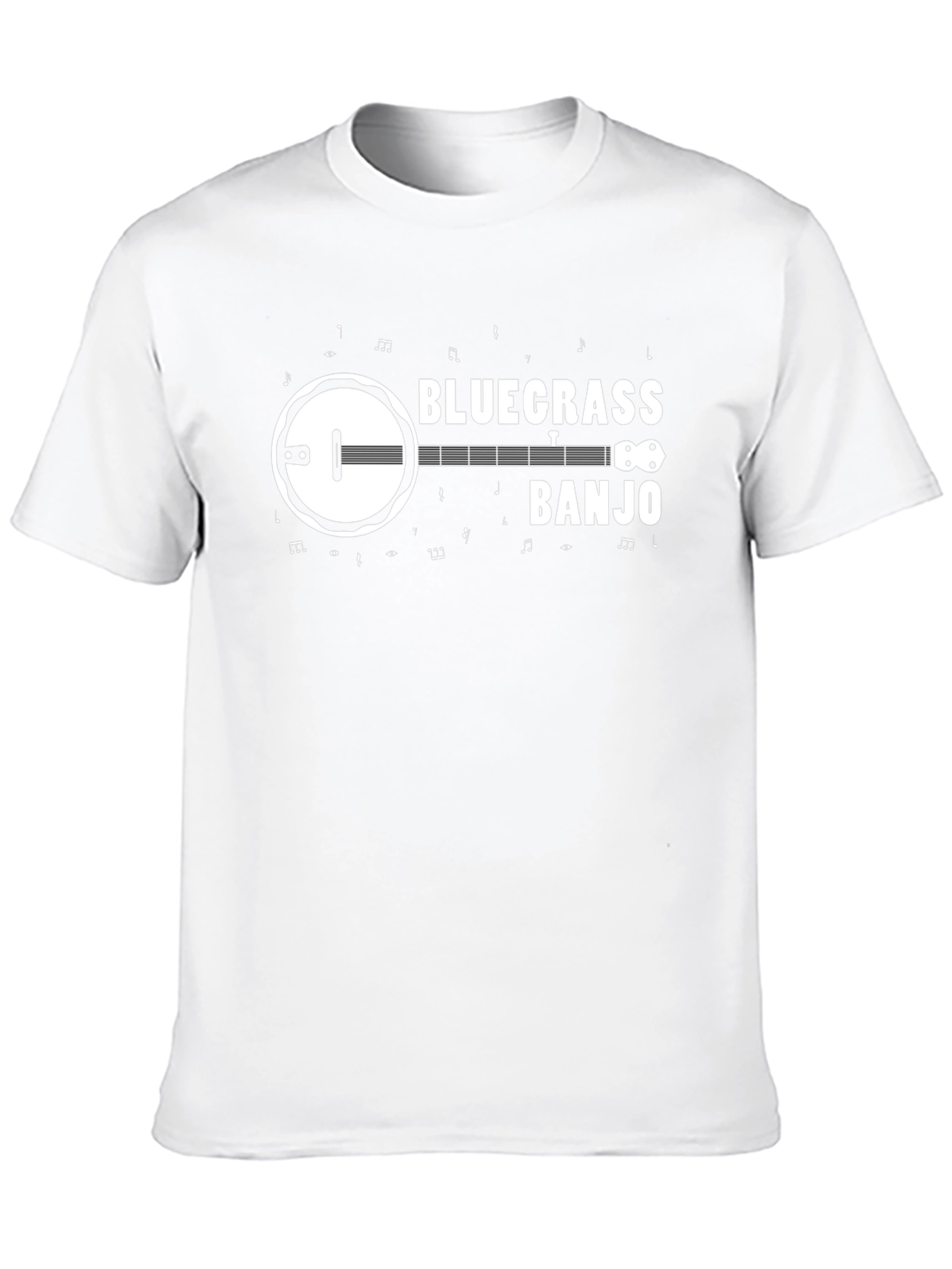 Bluegrass Banjo Graphic Tee - Musical Instrument T-Shirt