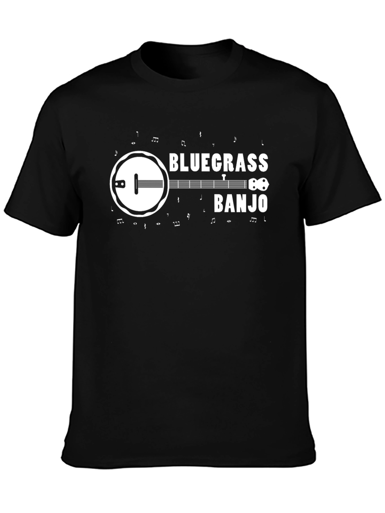 Bluegrass Banjo Graphic Tee - Musical Instrument T-Shirt