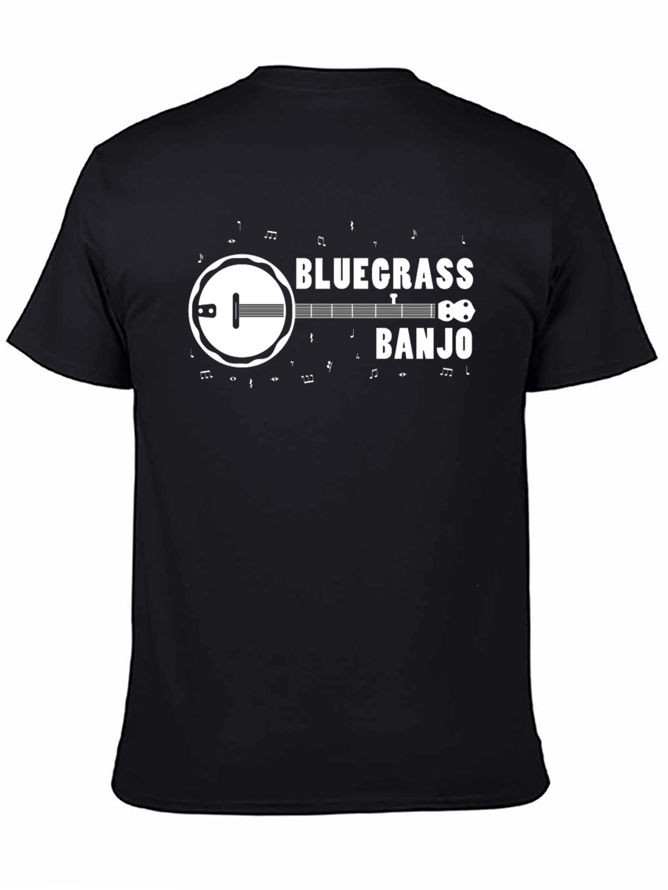 Bluegrass Banjo Graphic Tee - Musical Instrument T-Shirt
