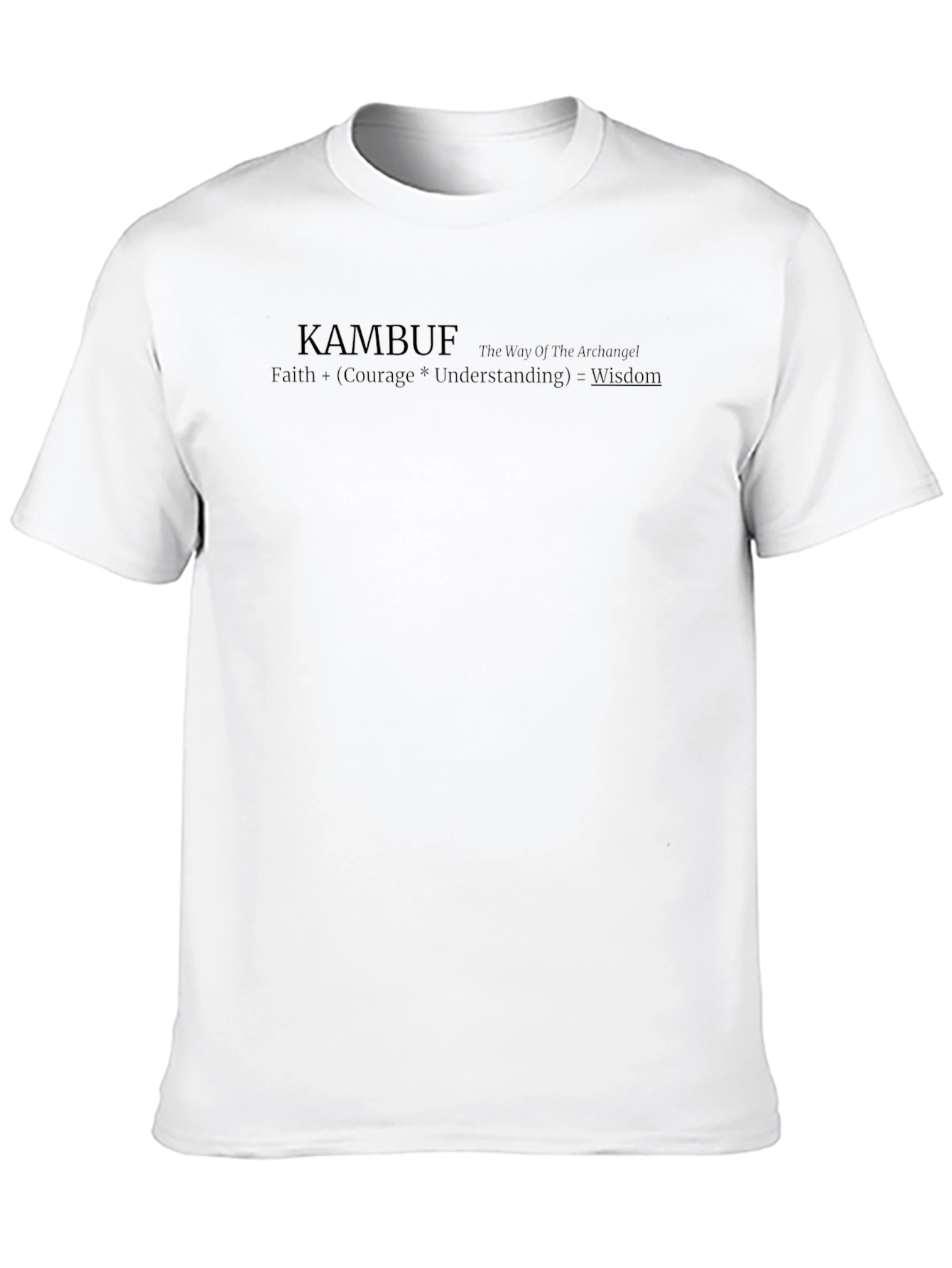 KAMBUF Wisdom Formula Graphic T-Shirt