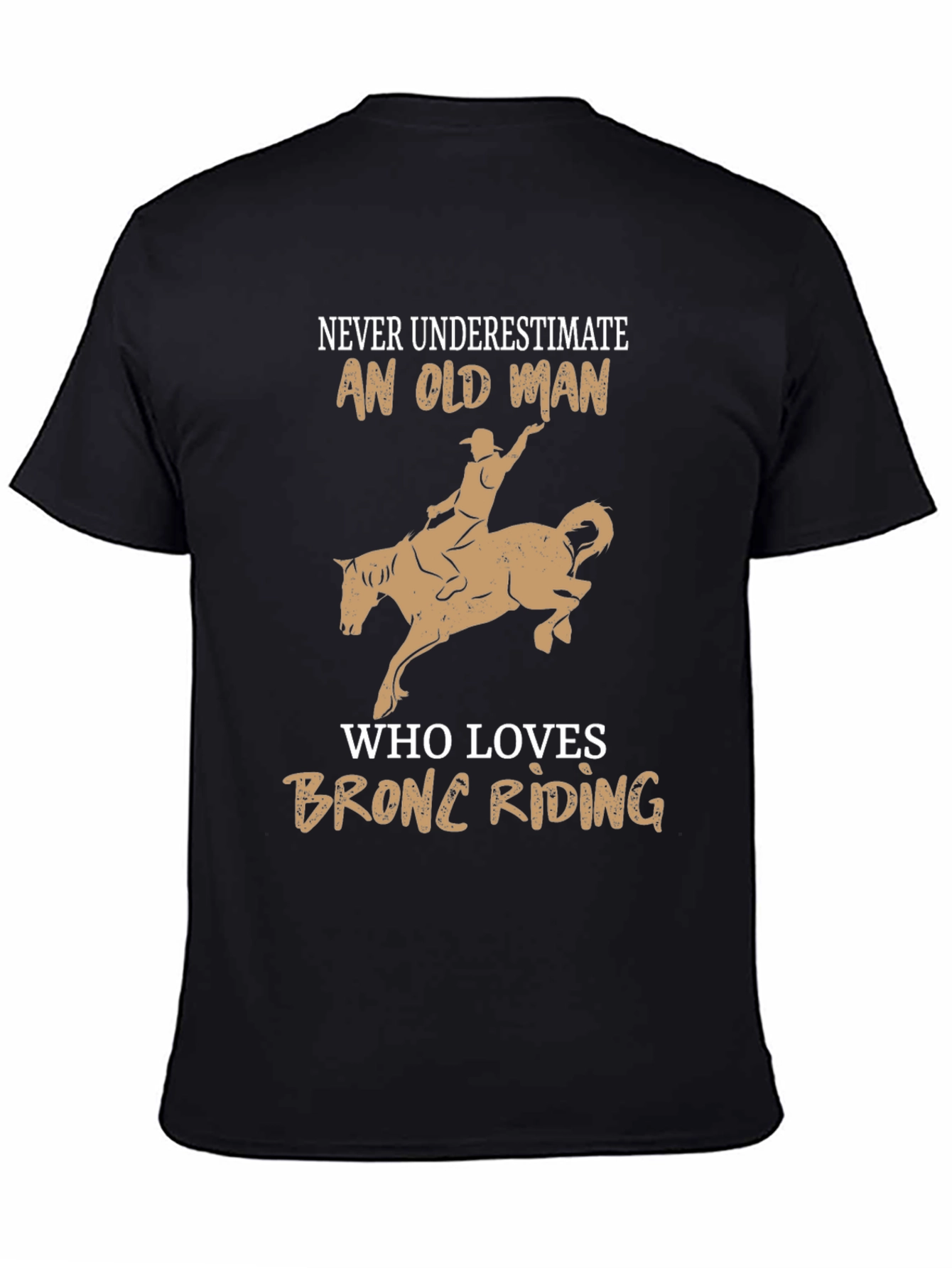 Old Man Bronc Riding T-Shirt
