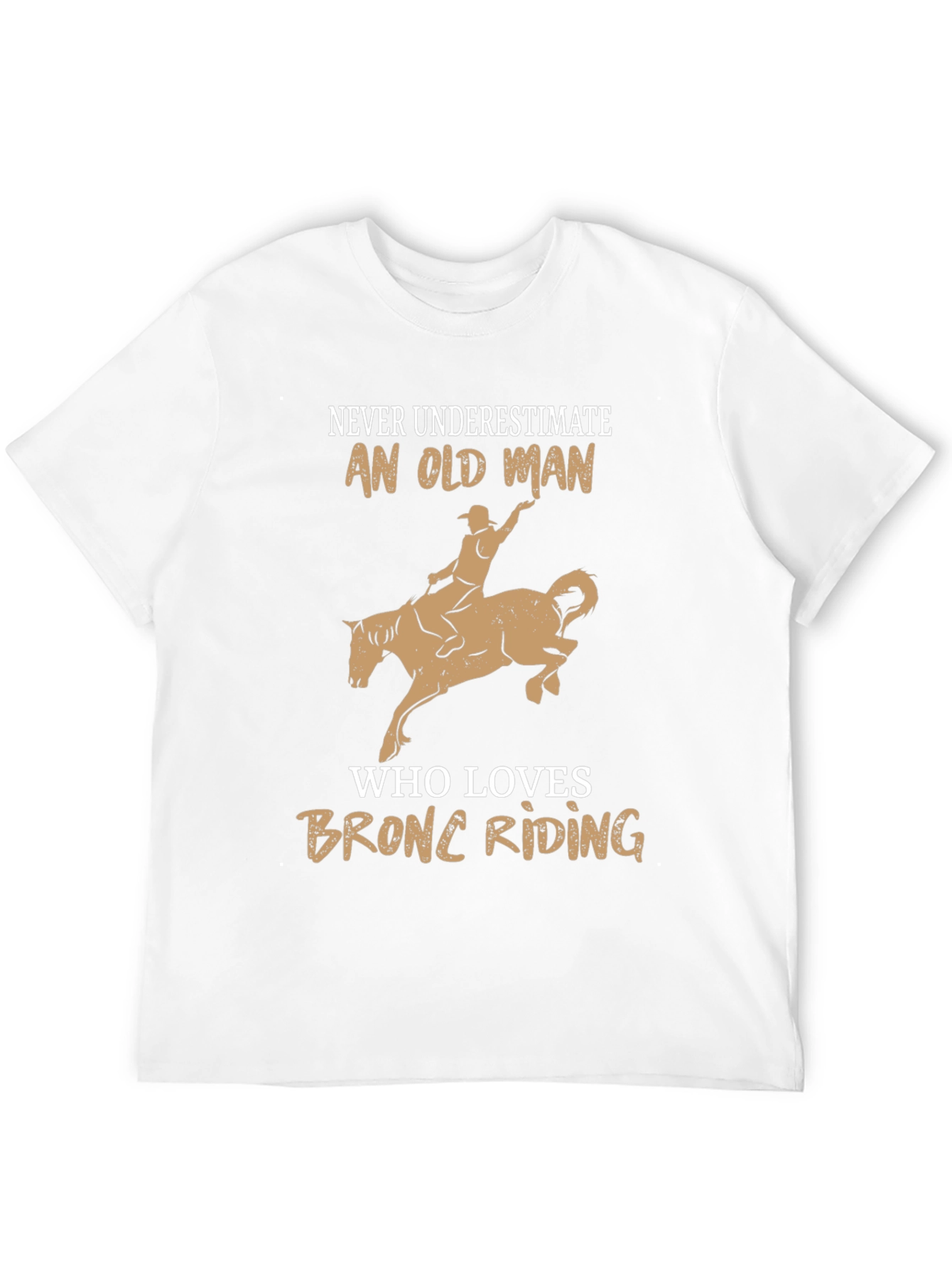 Old Man Bronc Riding T-Shirt