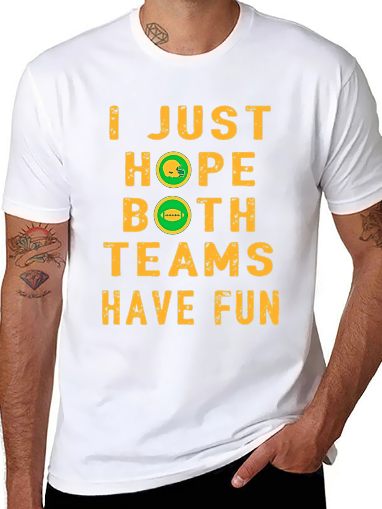 I Just Hope Both Teams Have Fun Football T-Shirt