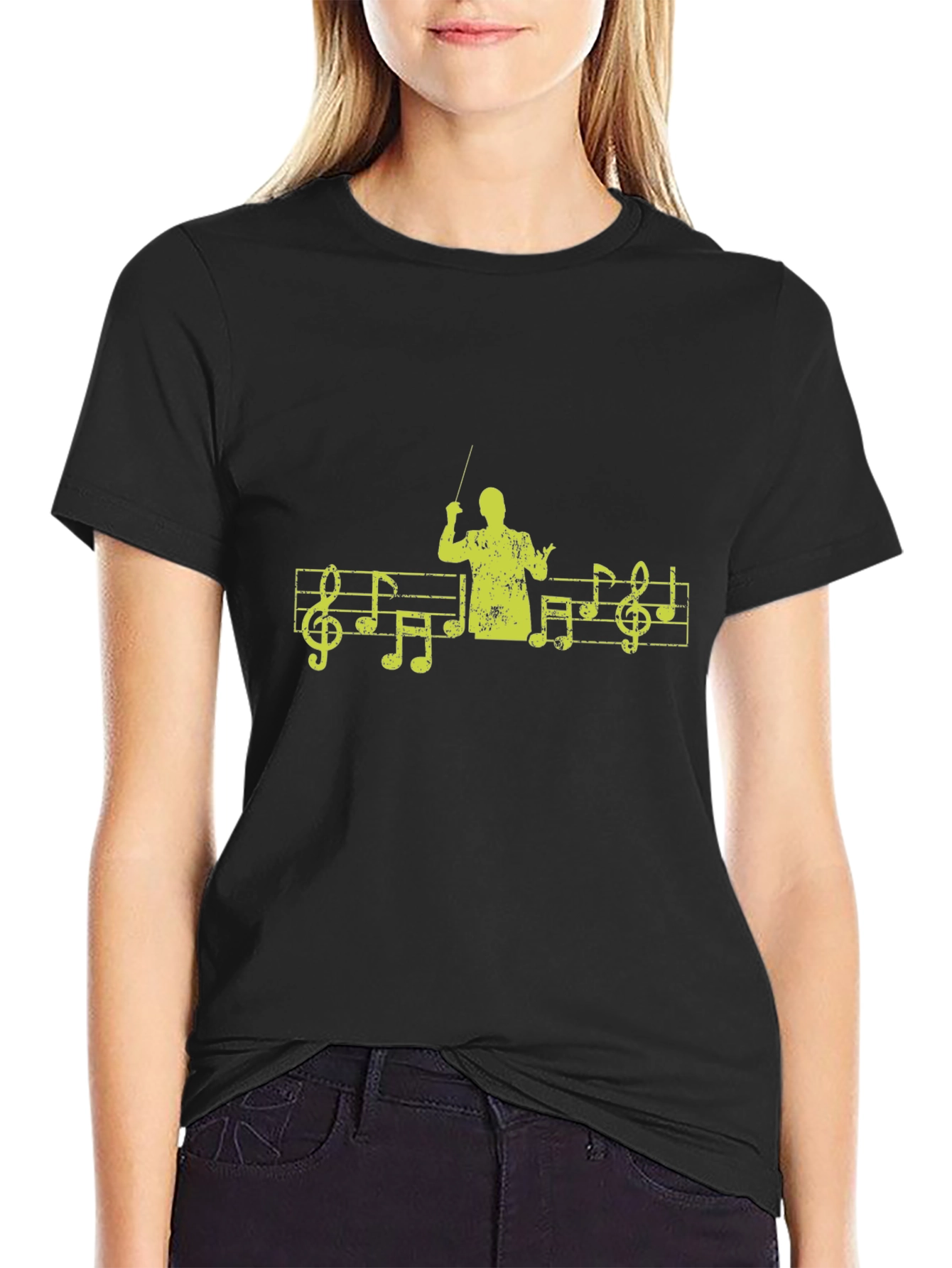 Conductor Music T-Shirt - Black Cotton Tee