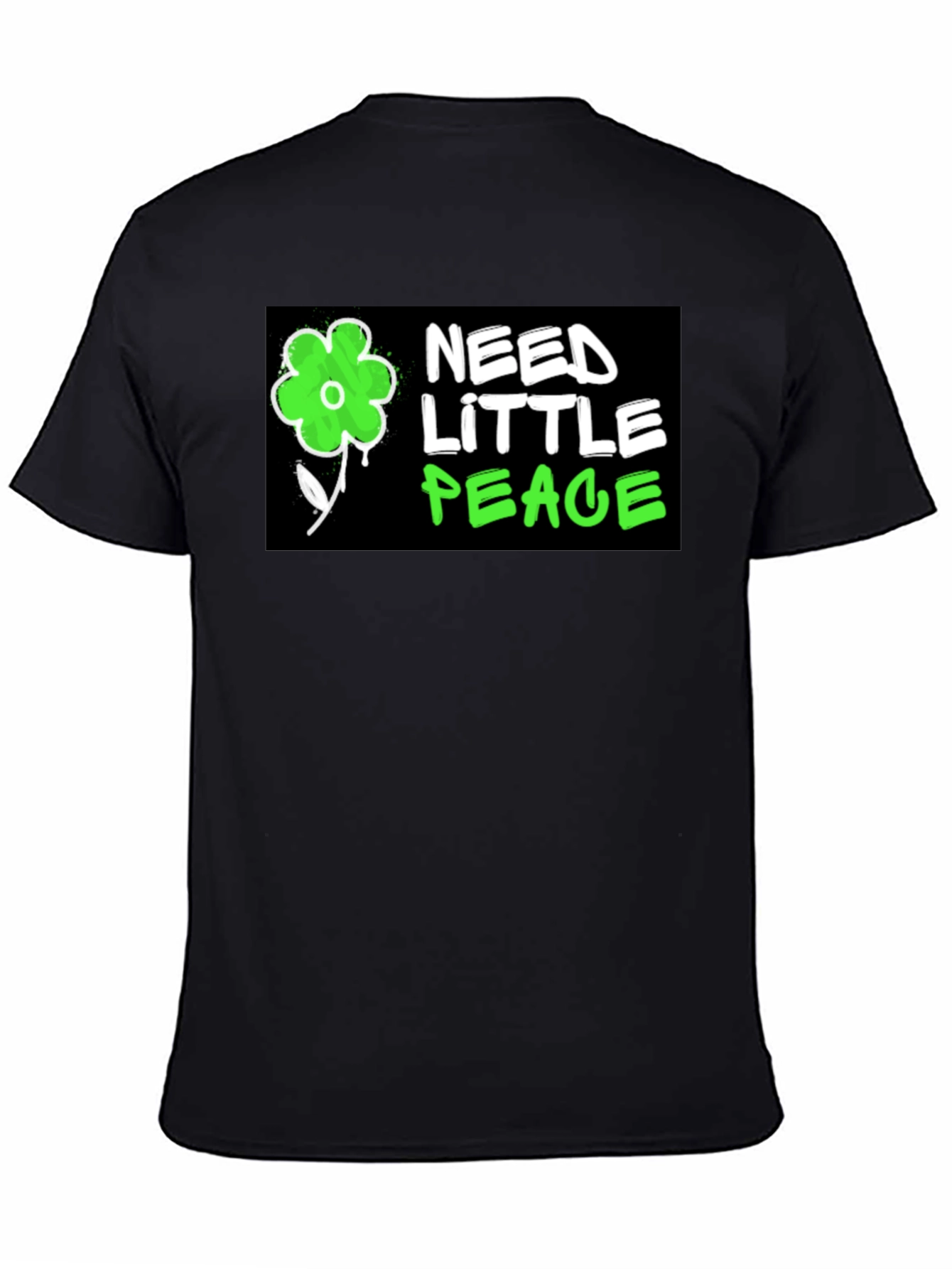 Need Little Peace T-Shirt - Flower Design
