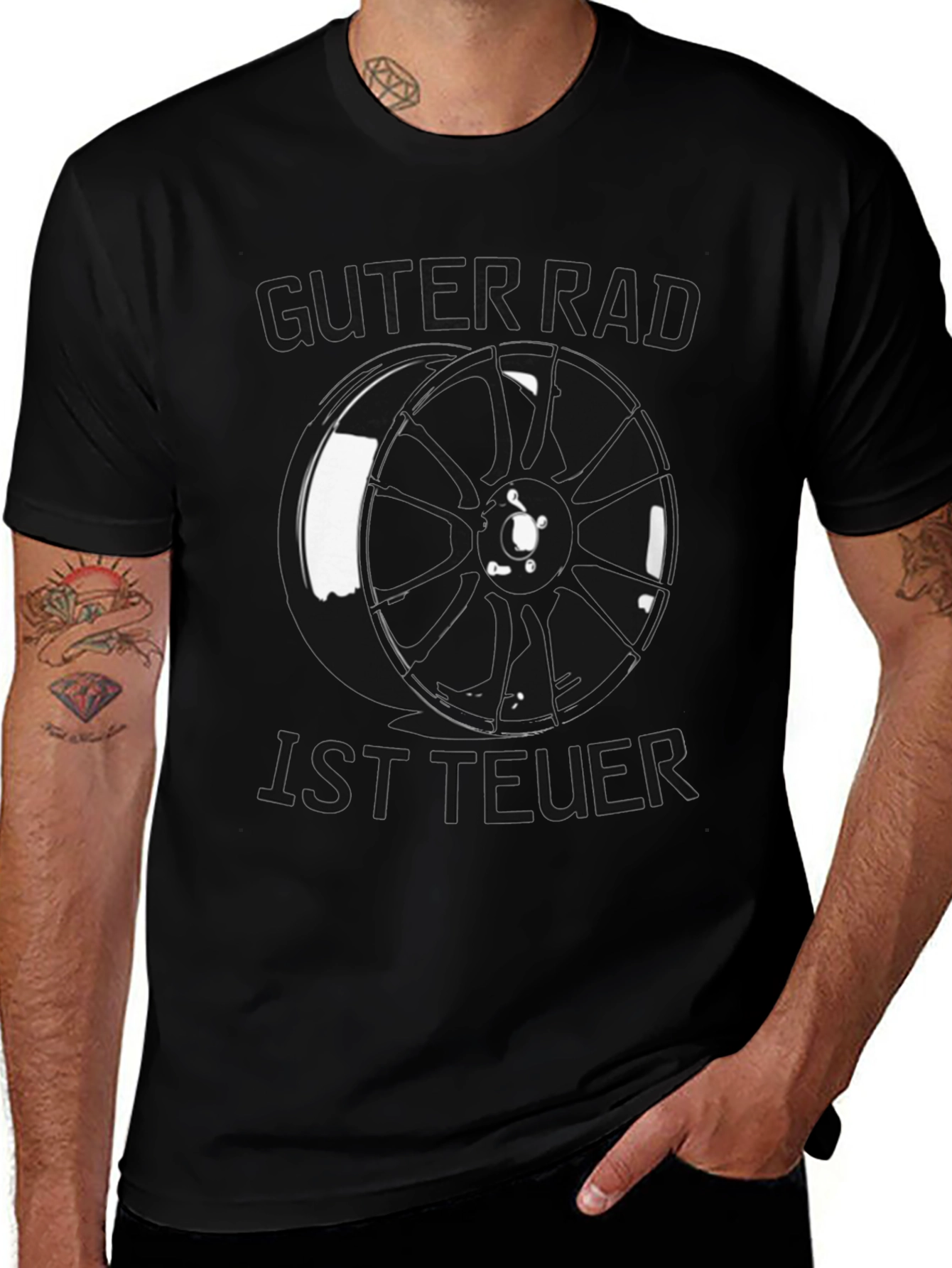 Guter Rad Ist Teuer Black T-Shirt