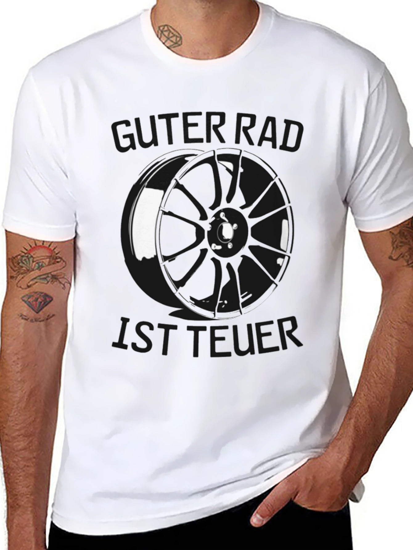 Guter Rad Ist Teuer Black T-Shirt