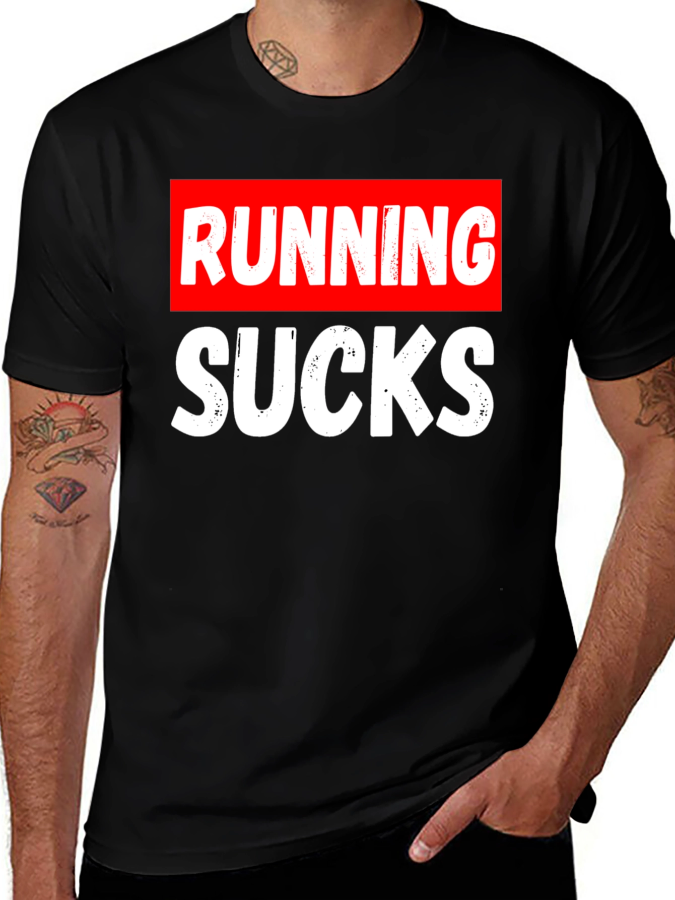 Running Sucks T-Shirt - Funny Workout Tee