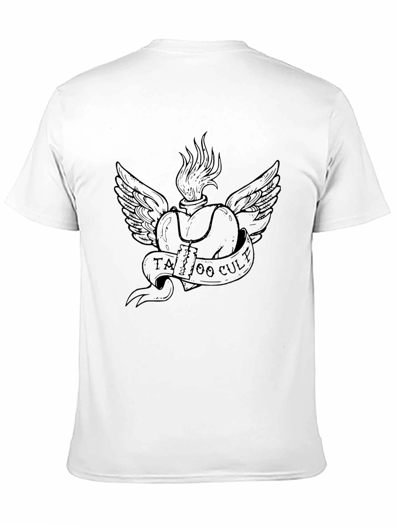 Tattoo Cult Graphic Print Black T-Shirt