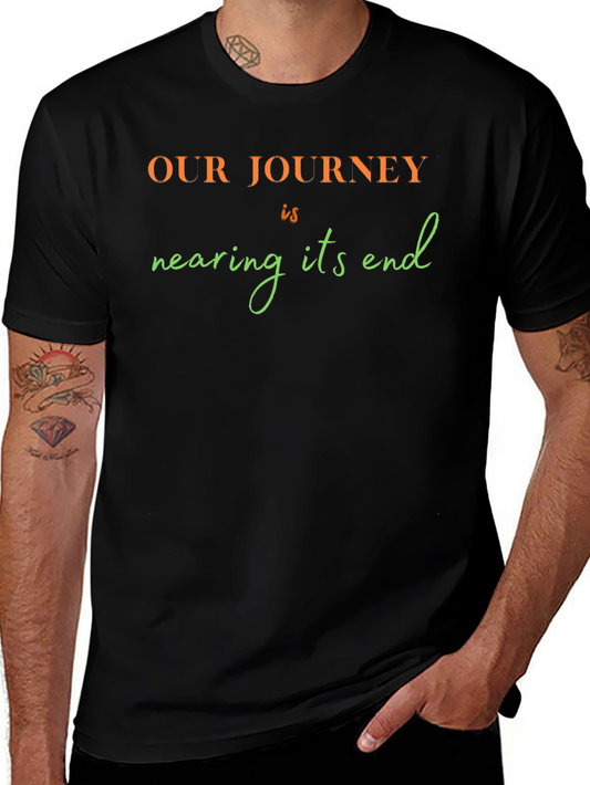 Our Journey Graphic Tee - Black Short Sleeve Crewneck