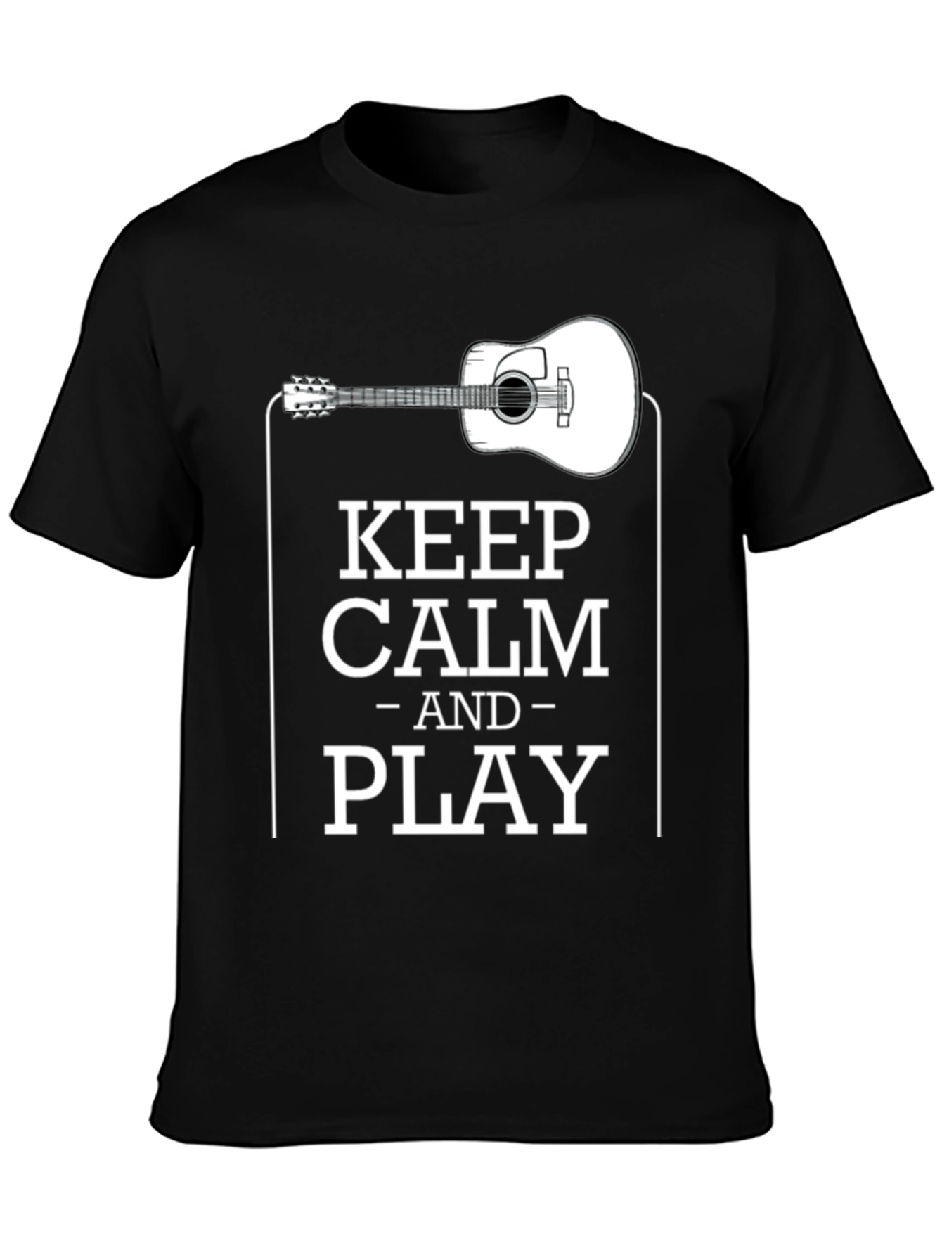Keep Calm and Play Guitar T-Shirt - Musician Tee