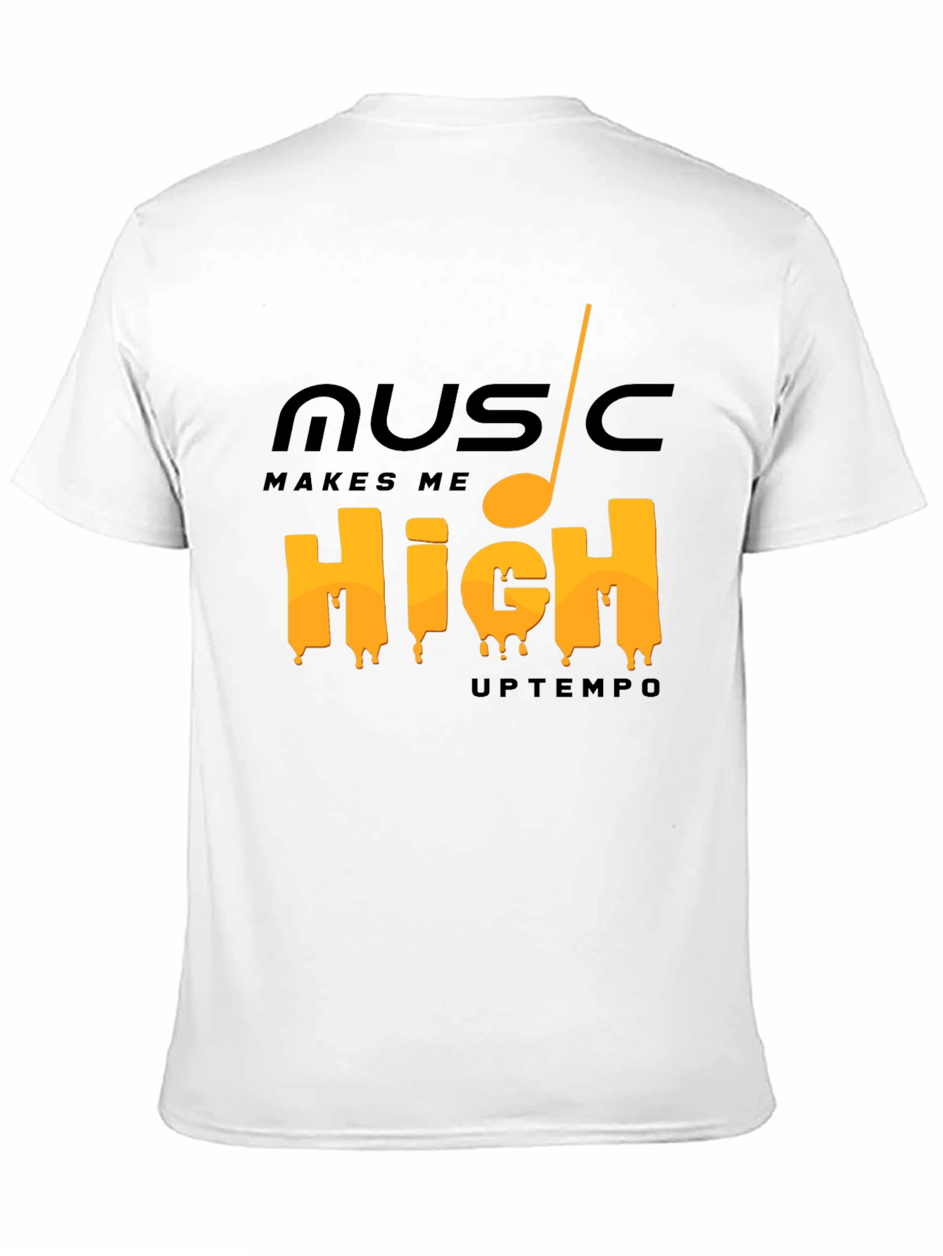 Music Makes Me High Tee - Trendy Graphic T-Shirt